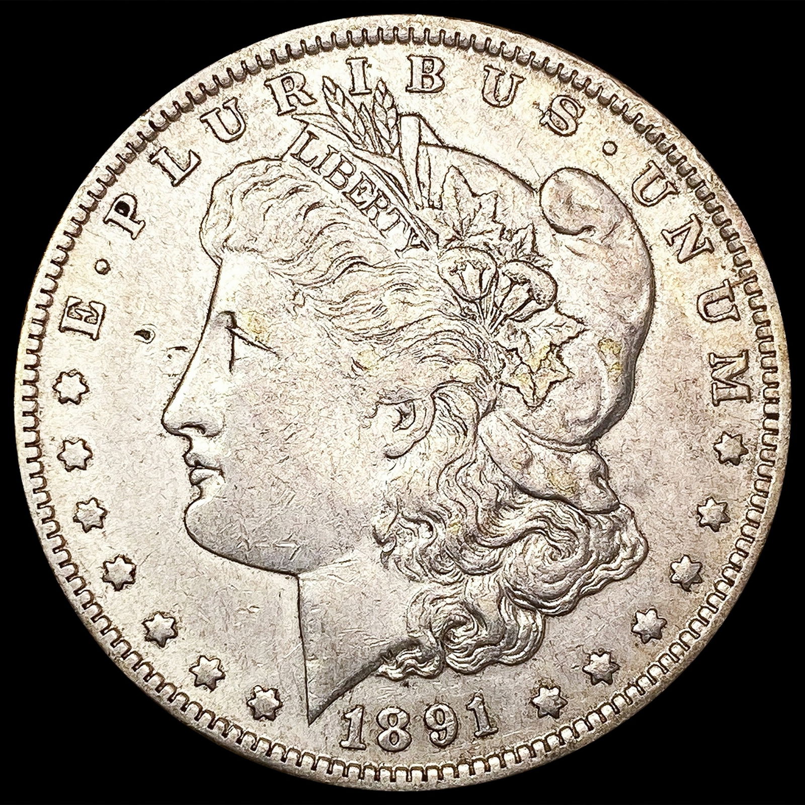 1891-O Morgan Silver Dollar NEARLY UNCIRCULATED (1 of 2)
