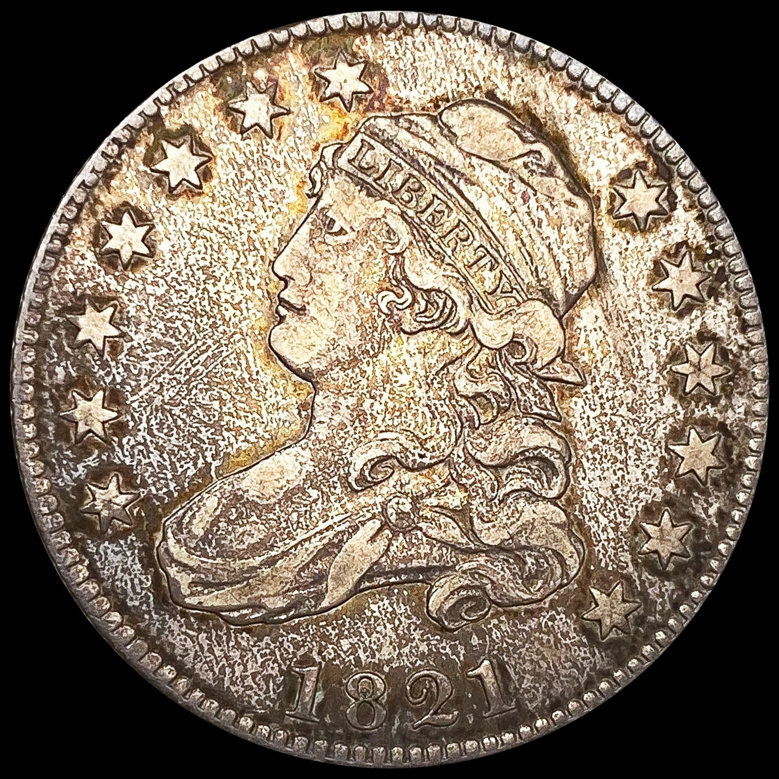 1821 Capped Bust Quarter NEARLY UNCIRCULATED (1 of 2)