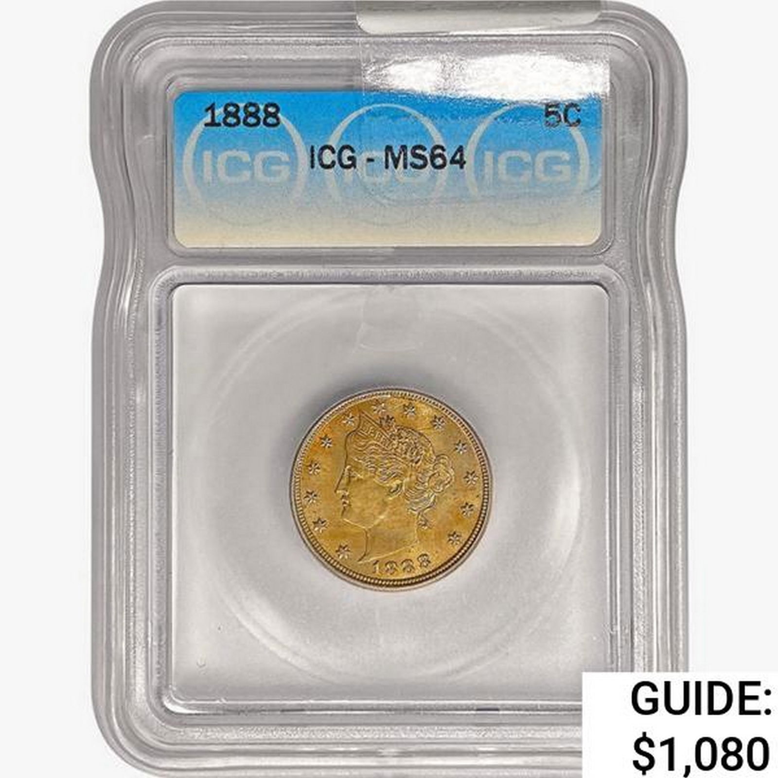 1888 Liberty Victory Nickel ICG MS64 (1 of 2)