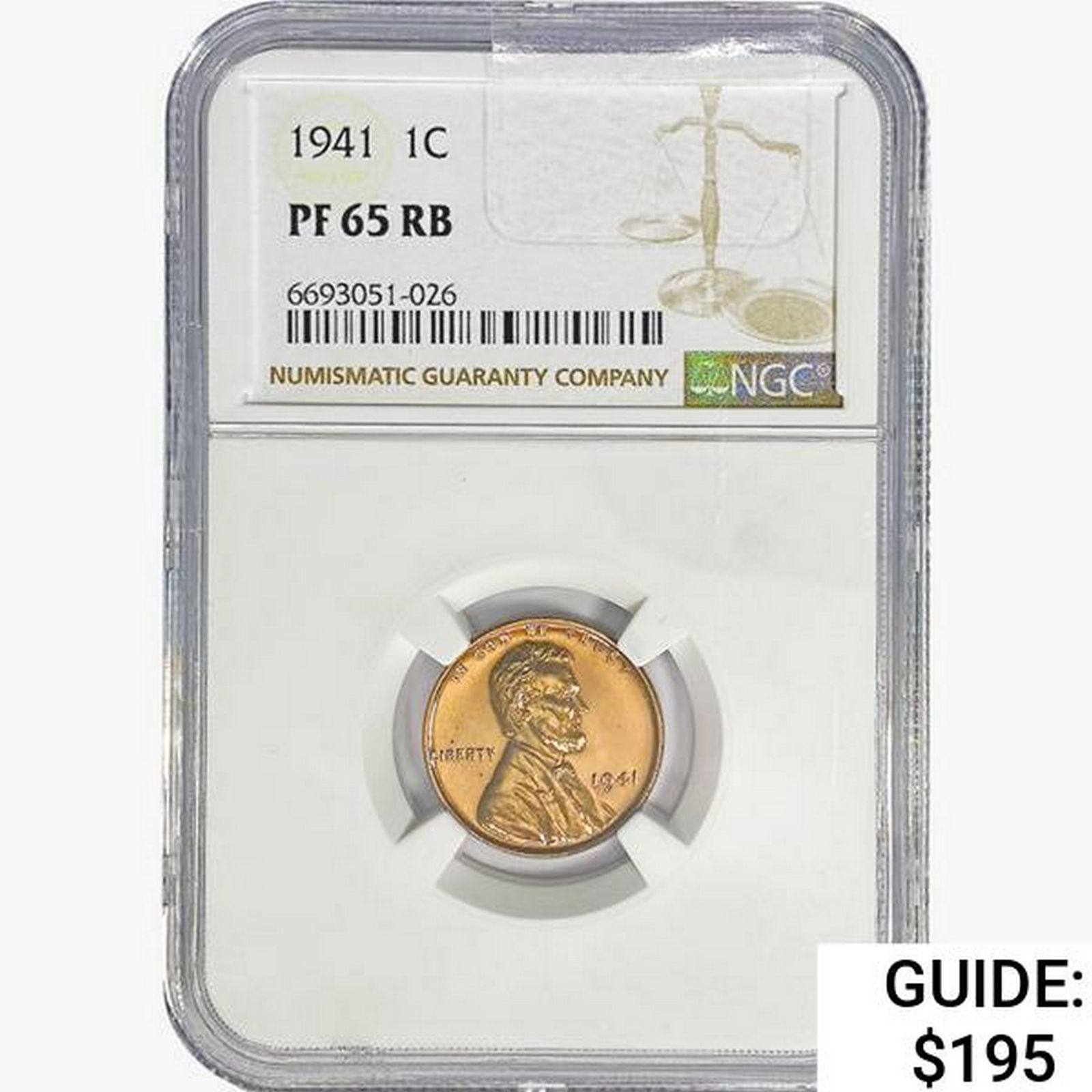 1941 Wheat Cent NGC PF65 RB (1 of 2)