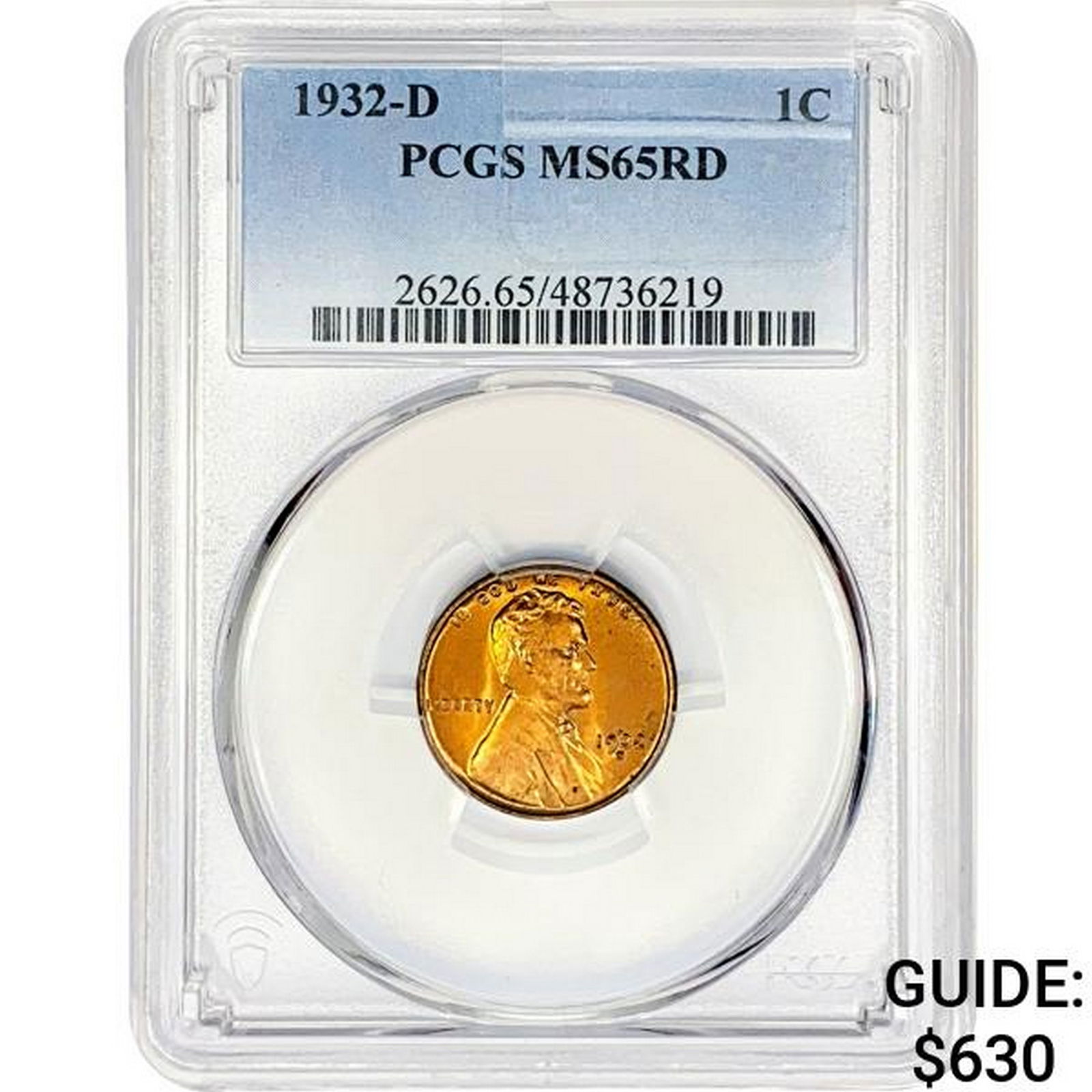1932-D Wheat Cent PCGS MS65 RD (1 of 2)