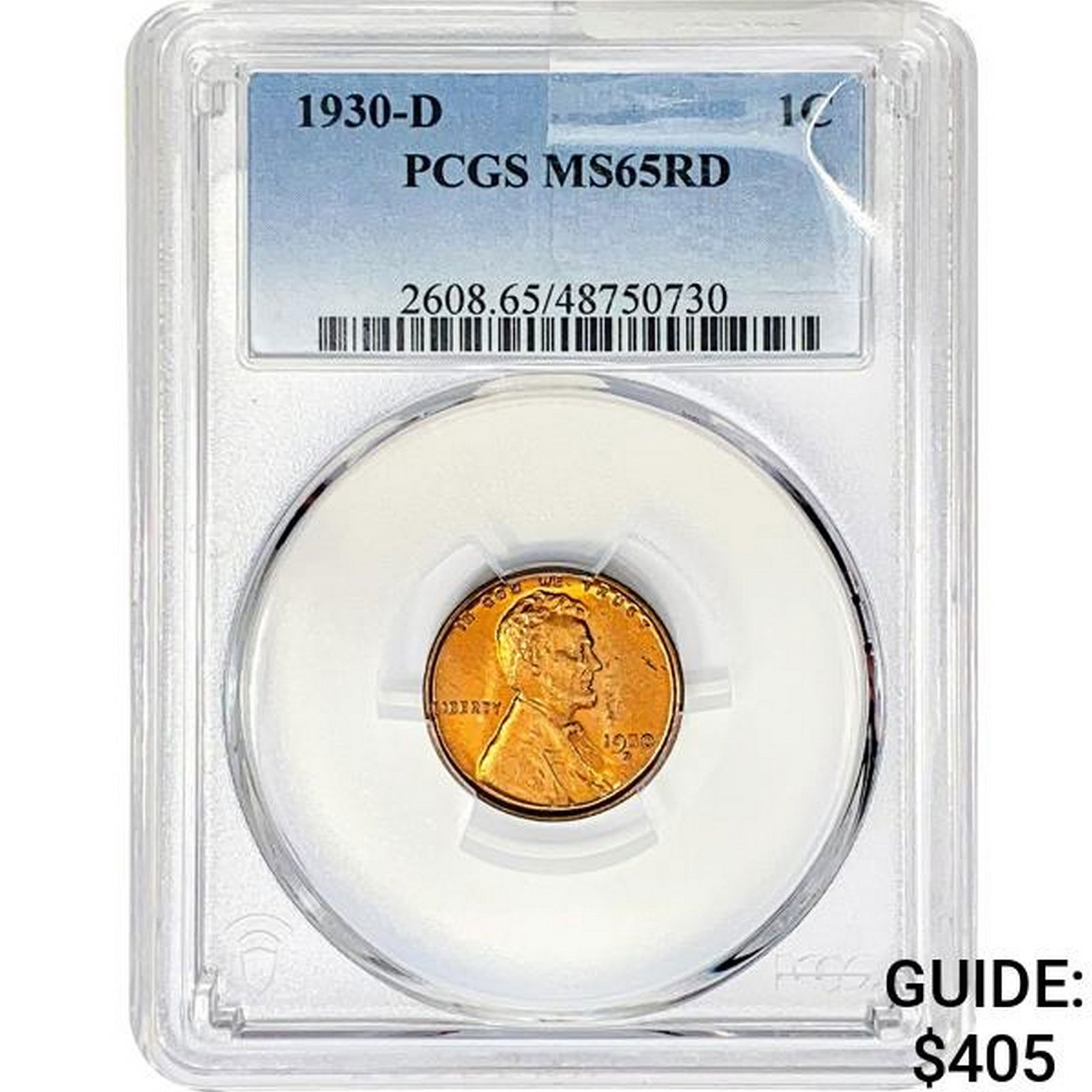 1930-D Wheat Cent PCGS MS65 RD (1 of 2)