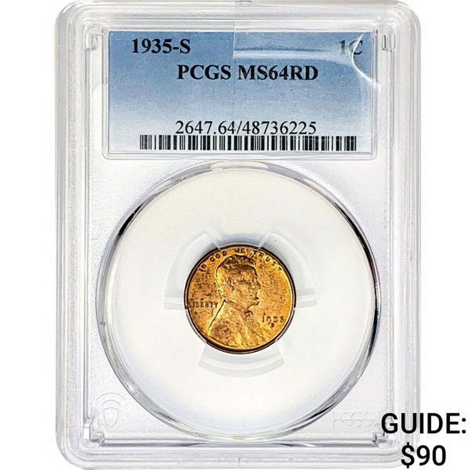 1935-S Wheat Cent PCGS MS64 RD (1 of 2)