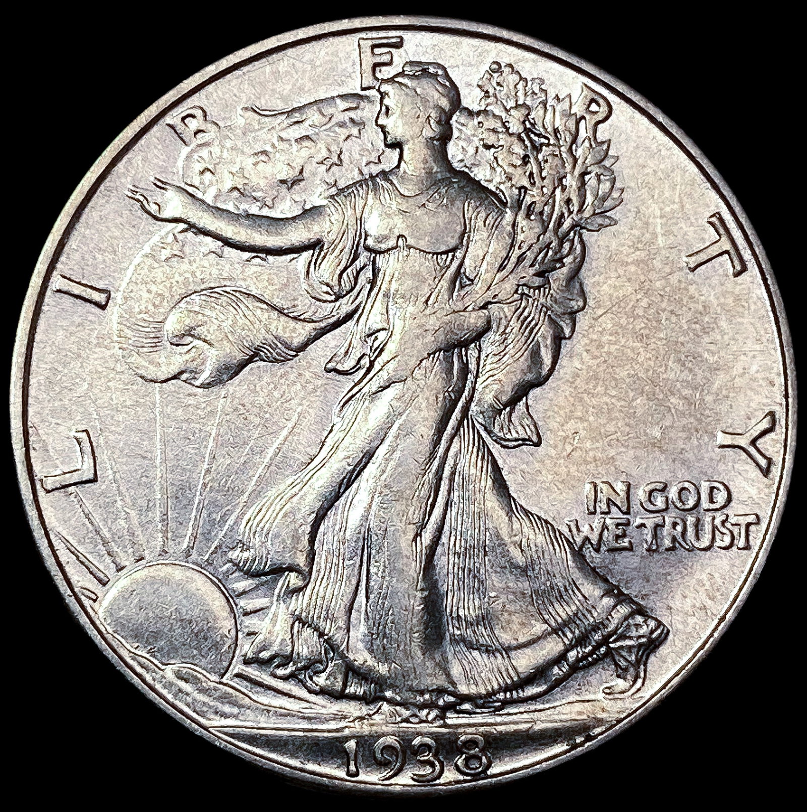 1838-D Walking Liberty Half Dollar UNCIRCULATED: 1838-D Walking Liberty Half Dollar UNCIRCULATED