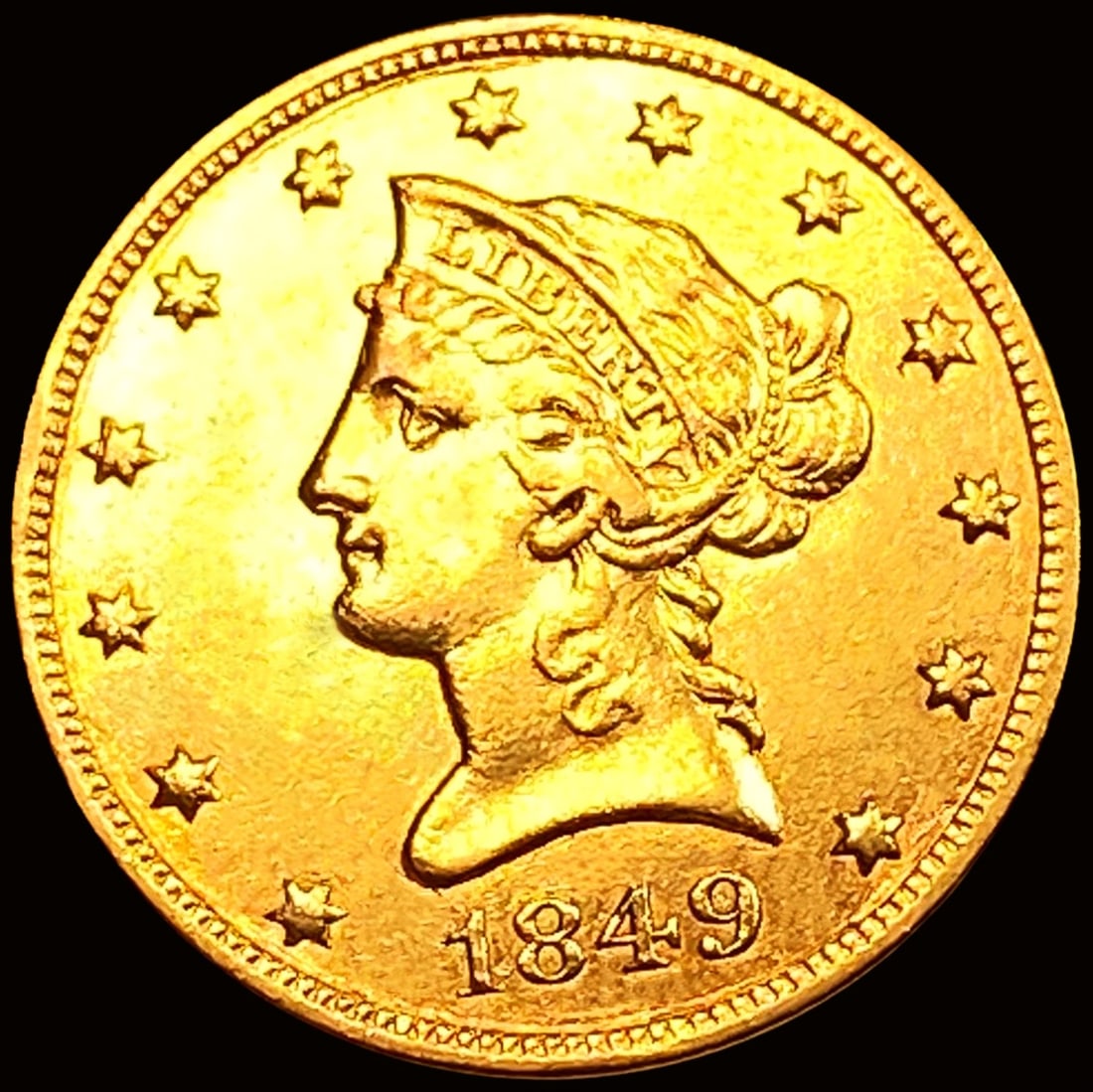 1849 $10 Gold Eagle CHOICE BU (1 of 2)