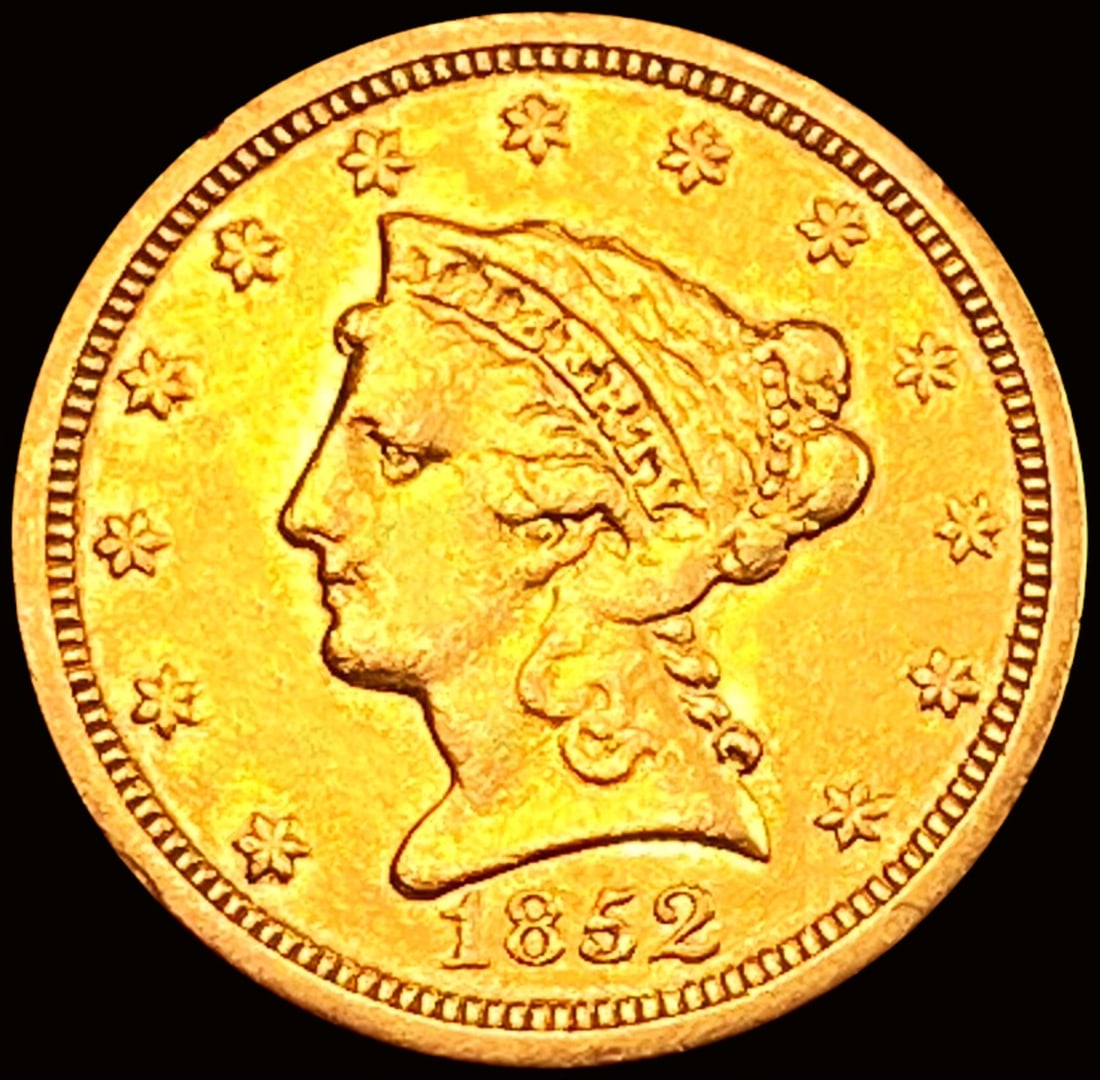 1852-O $2.50 Gold Quarter Eagle UNCIRCULATED (1 of 2)