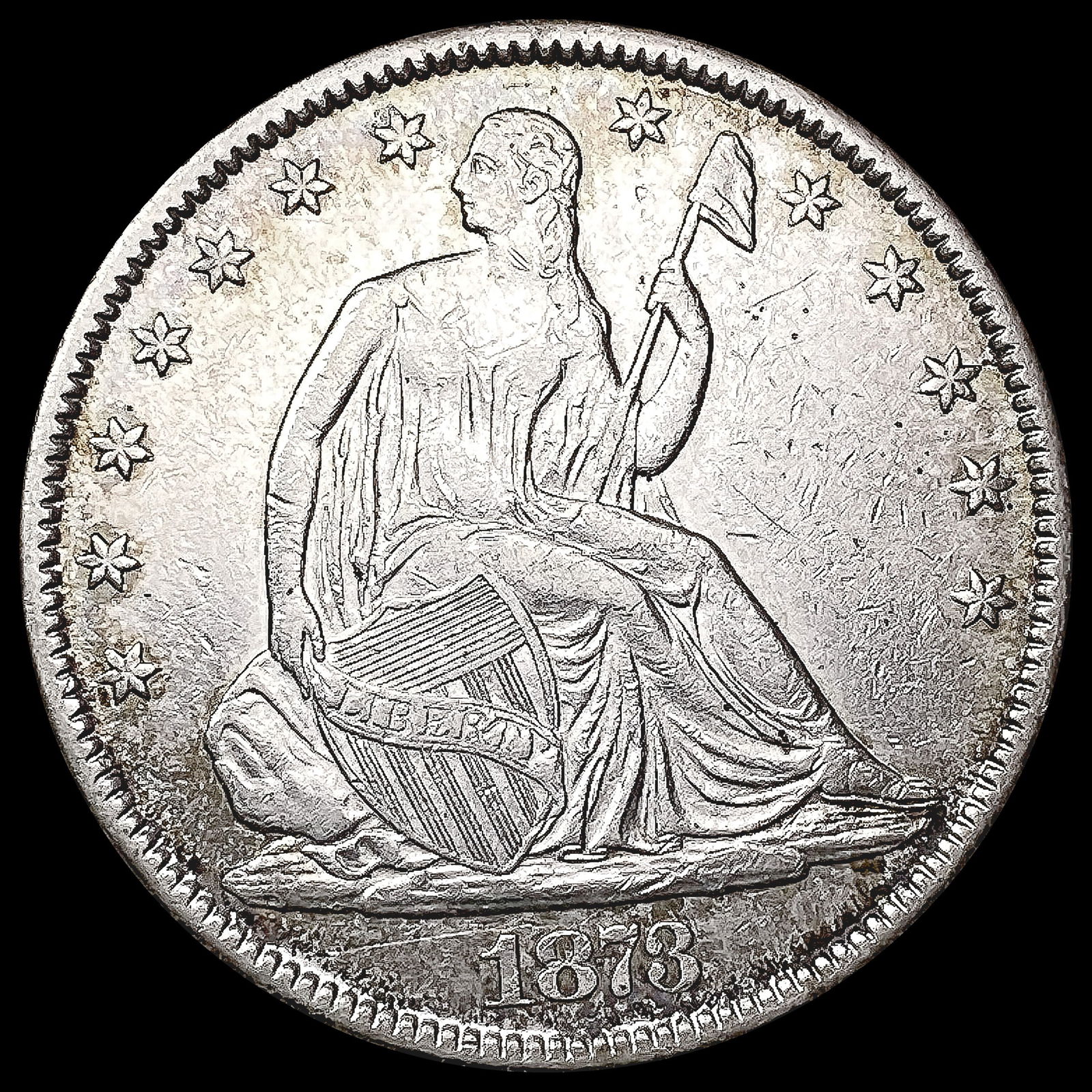 1878 Seated Liberty Half Dollar CHOICE BU (1 of 3)