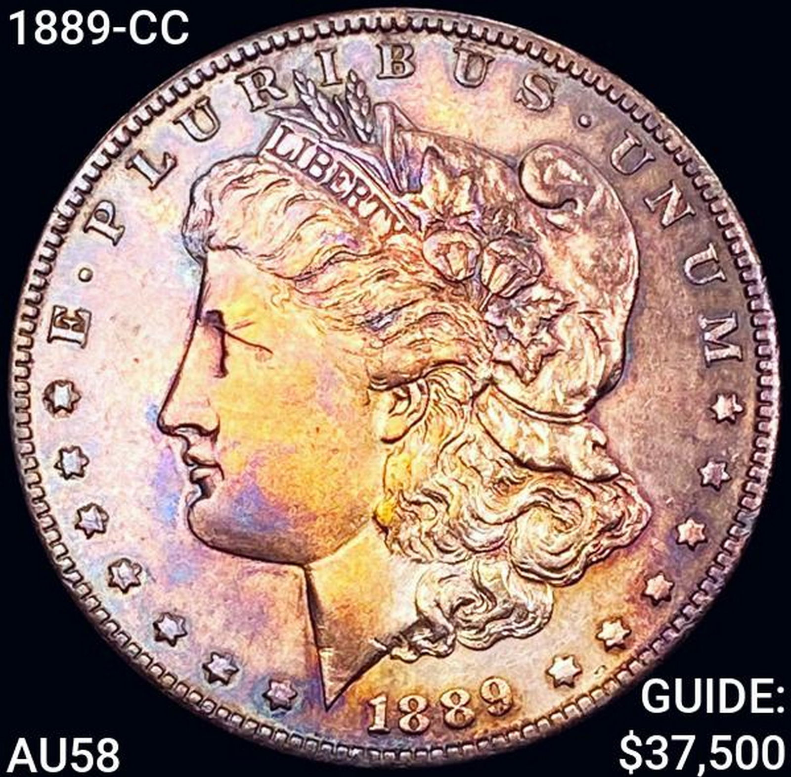 1889-CC Morgan Silver Dollar CHOICE AU (1 of 2)