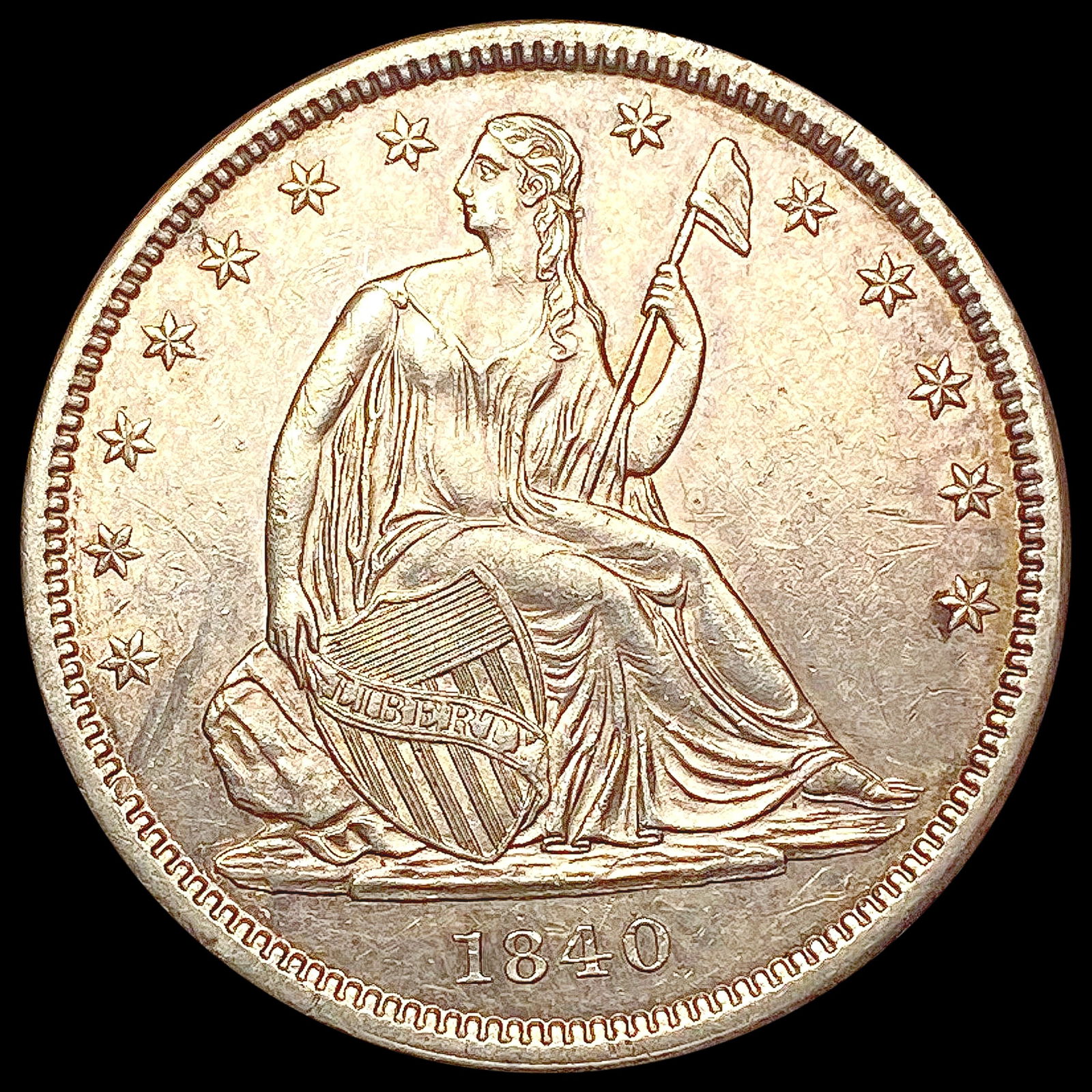 1840 Seated Liberty Half Dollar UNCIRCULATED (1 of 2)