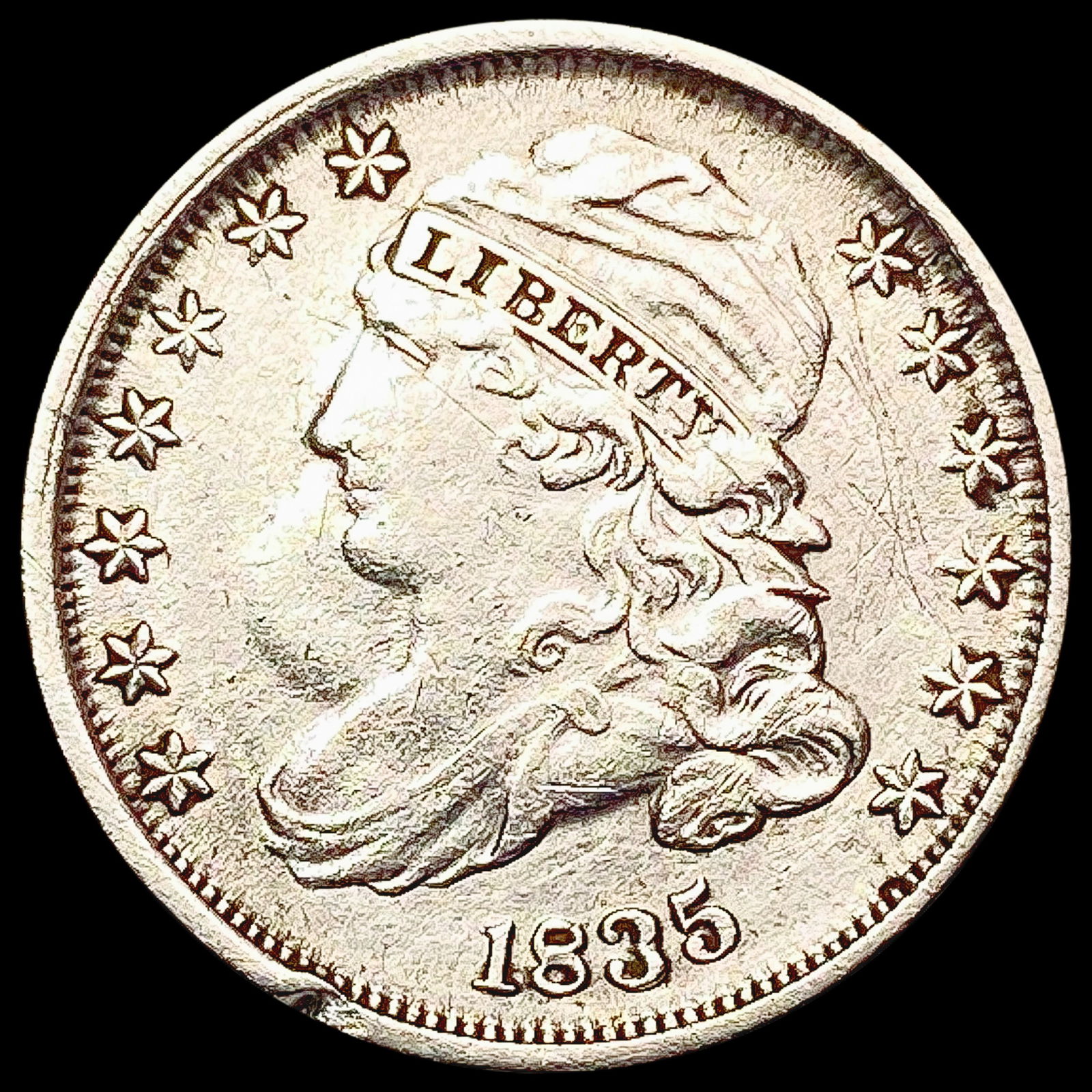 1835 Capped Bust Dime CLOSELY UNCIRCULATED (1 of 2)