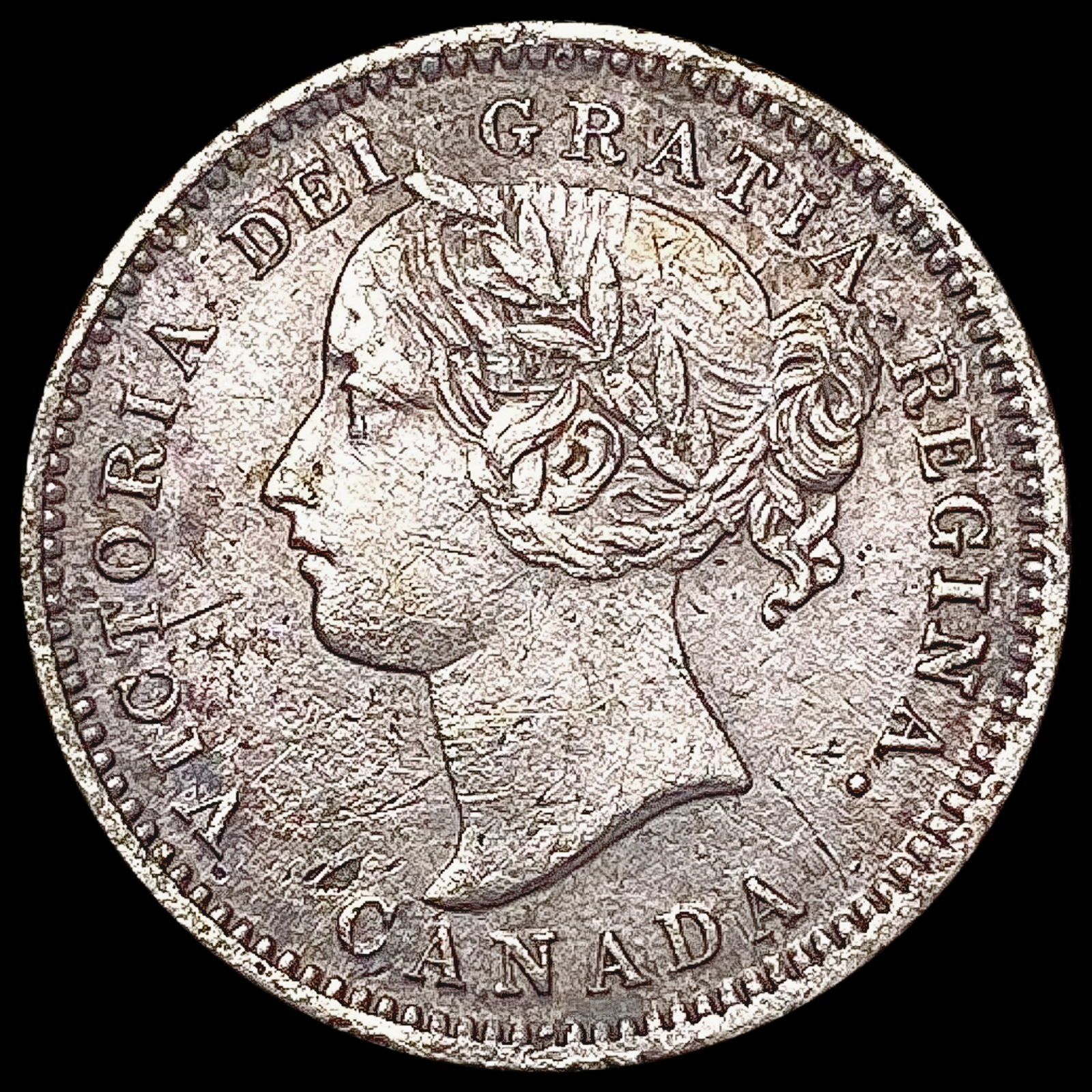 1874 Canada Dime CHOICE AU (1 of 2)