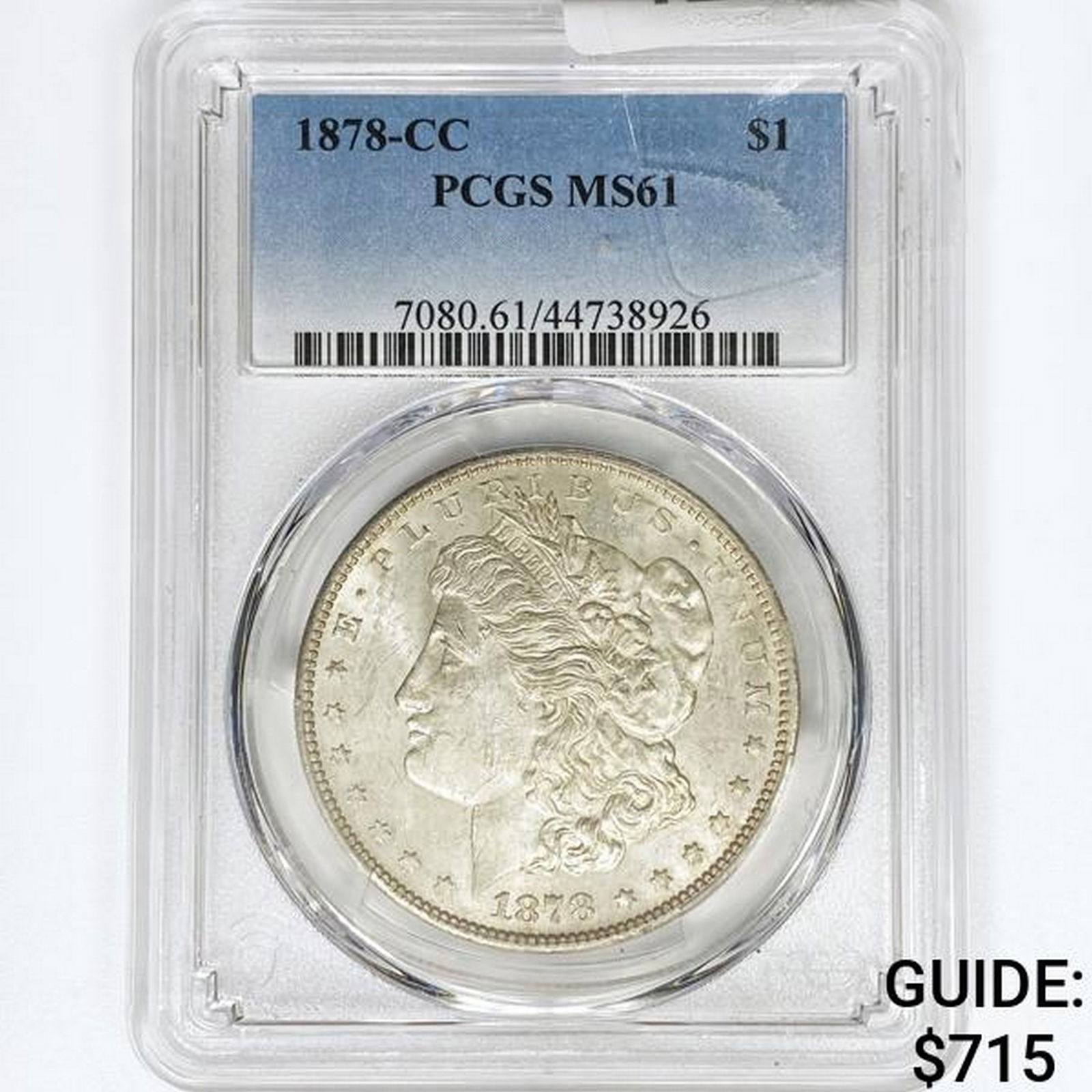 1878-CC Morgan Silver Dollar PCGS MS61 (1 of 2)