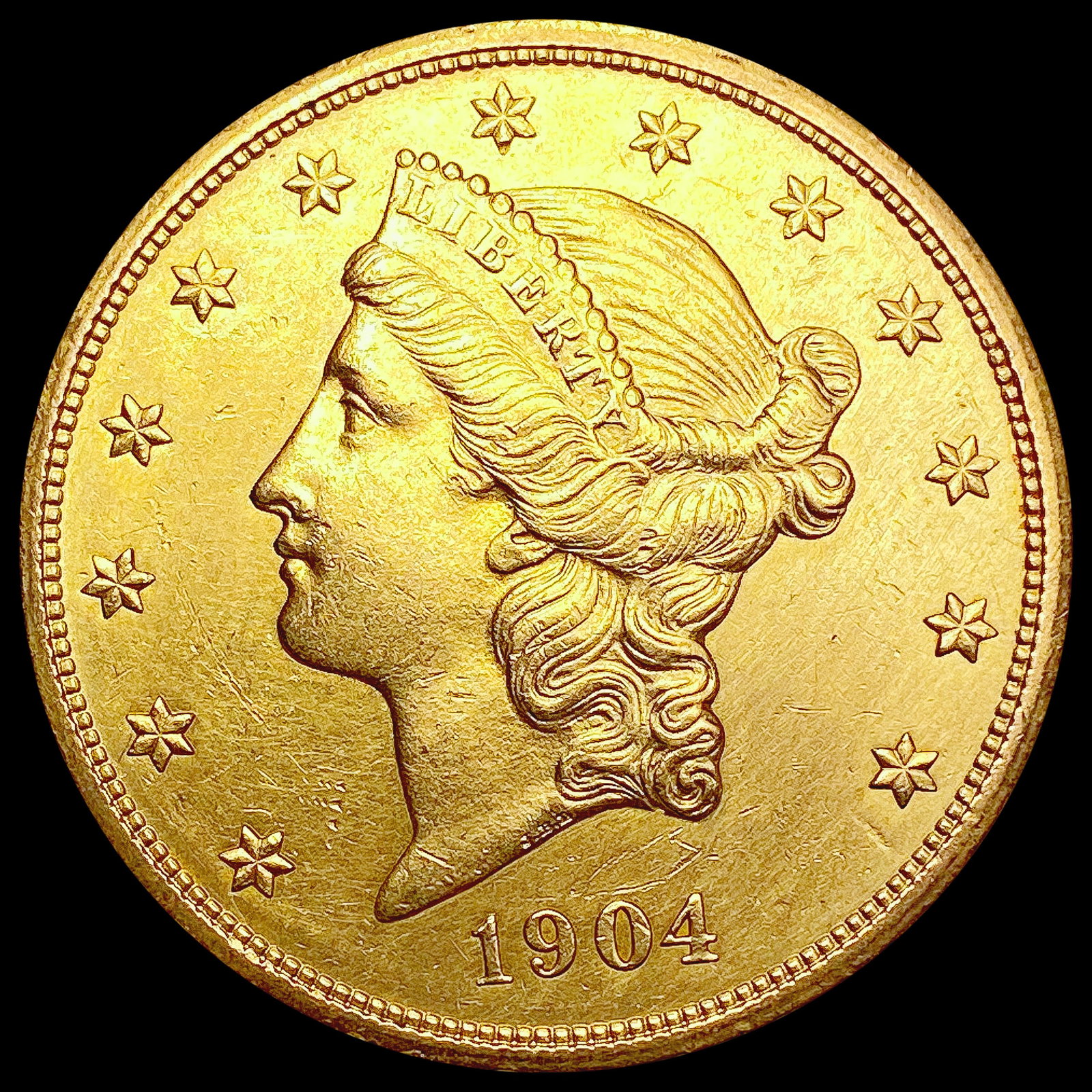 1904 $20 Gold Double Eagle UNCIRCULATED (1 of 2)