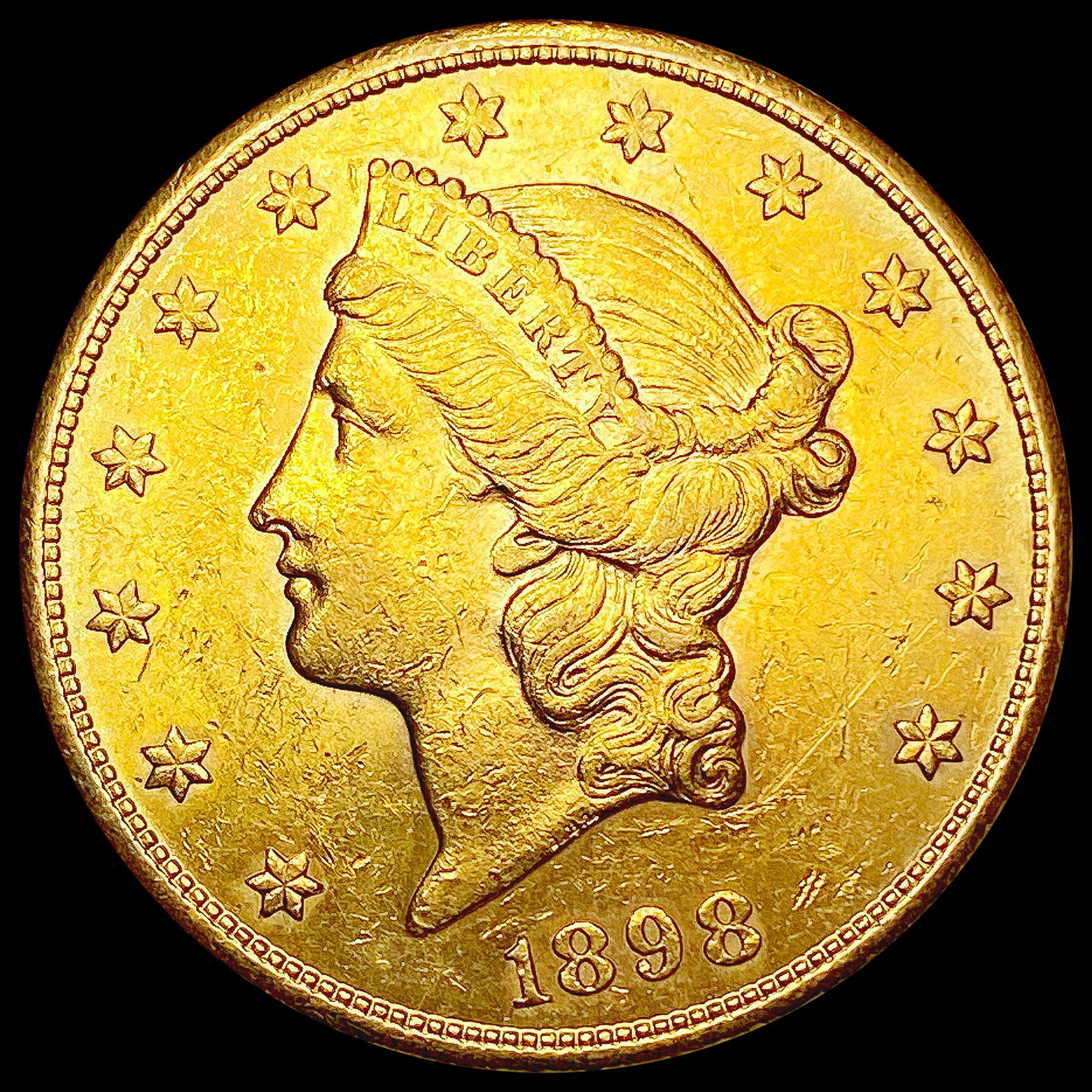 1898-S $20 Gold Double Eagle UNCIRCULATED (1 of 2)