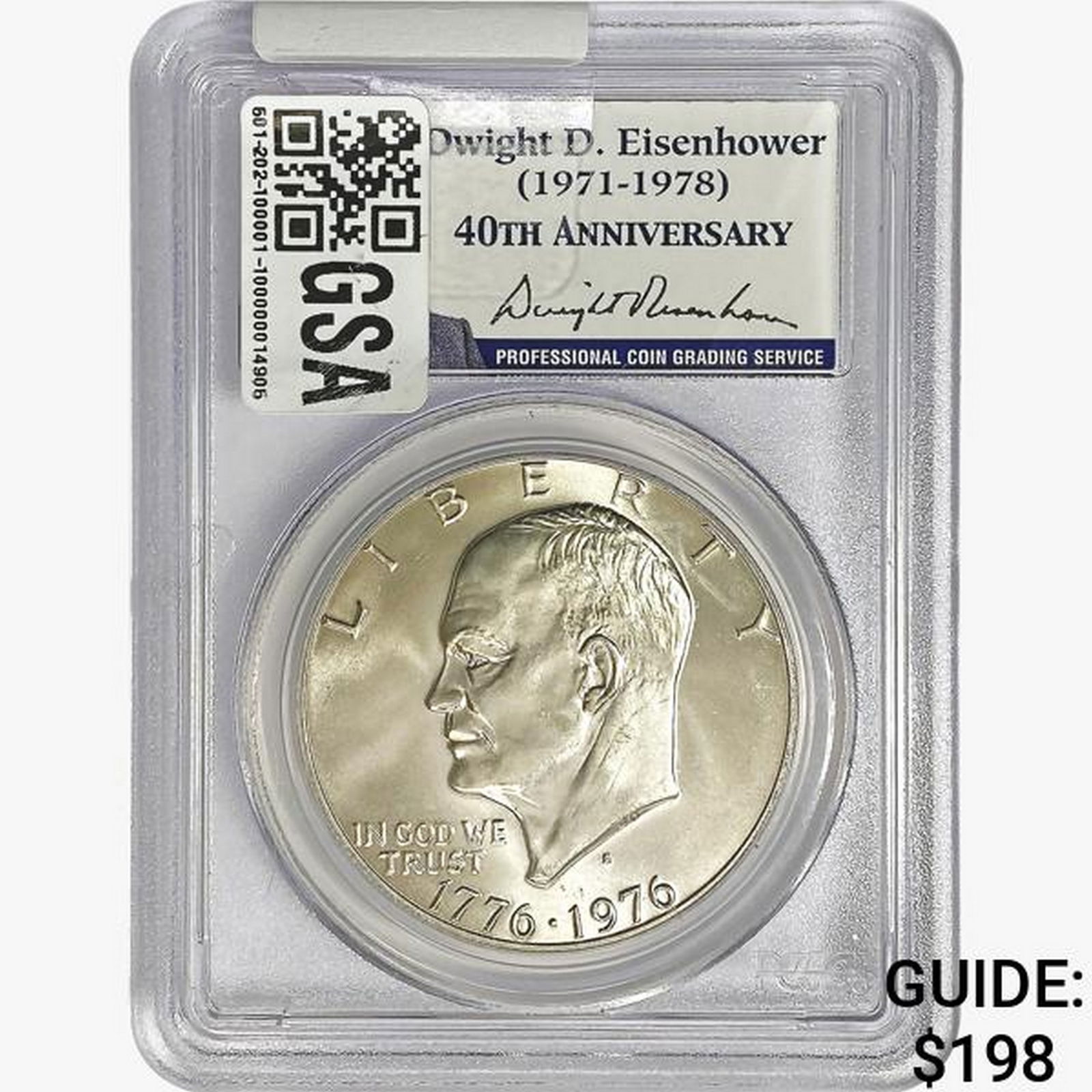 1976-S Eisenhower Silver Dollar PCGS MS67 (1 of 2)