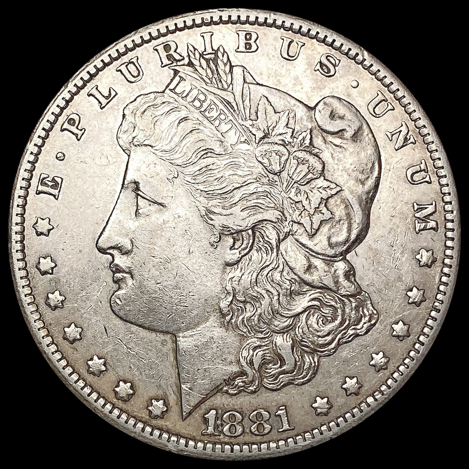 1881-CC Morgan Silver Dollar CLOSELY UNCIRCULATED (1 of 2)