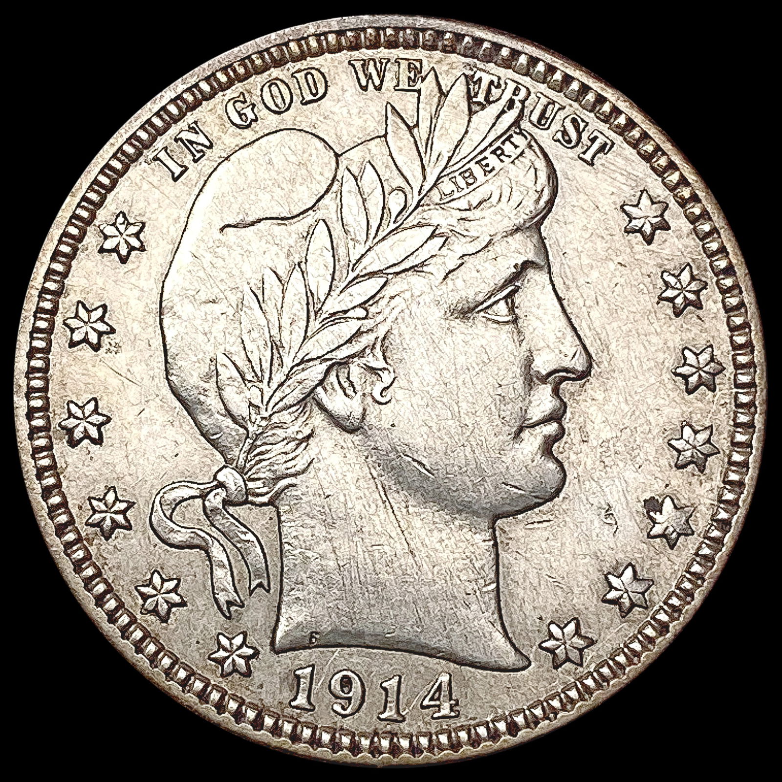 1914-D Barber Quarter CHOICE AU (1 of 2)