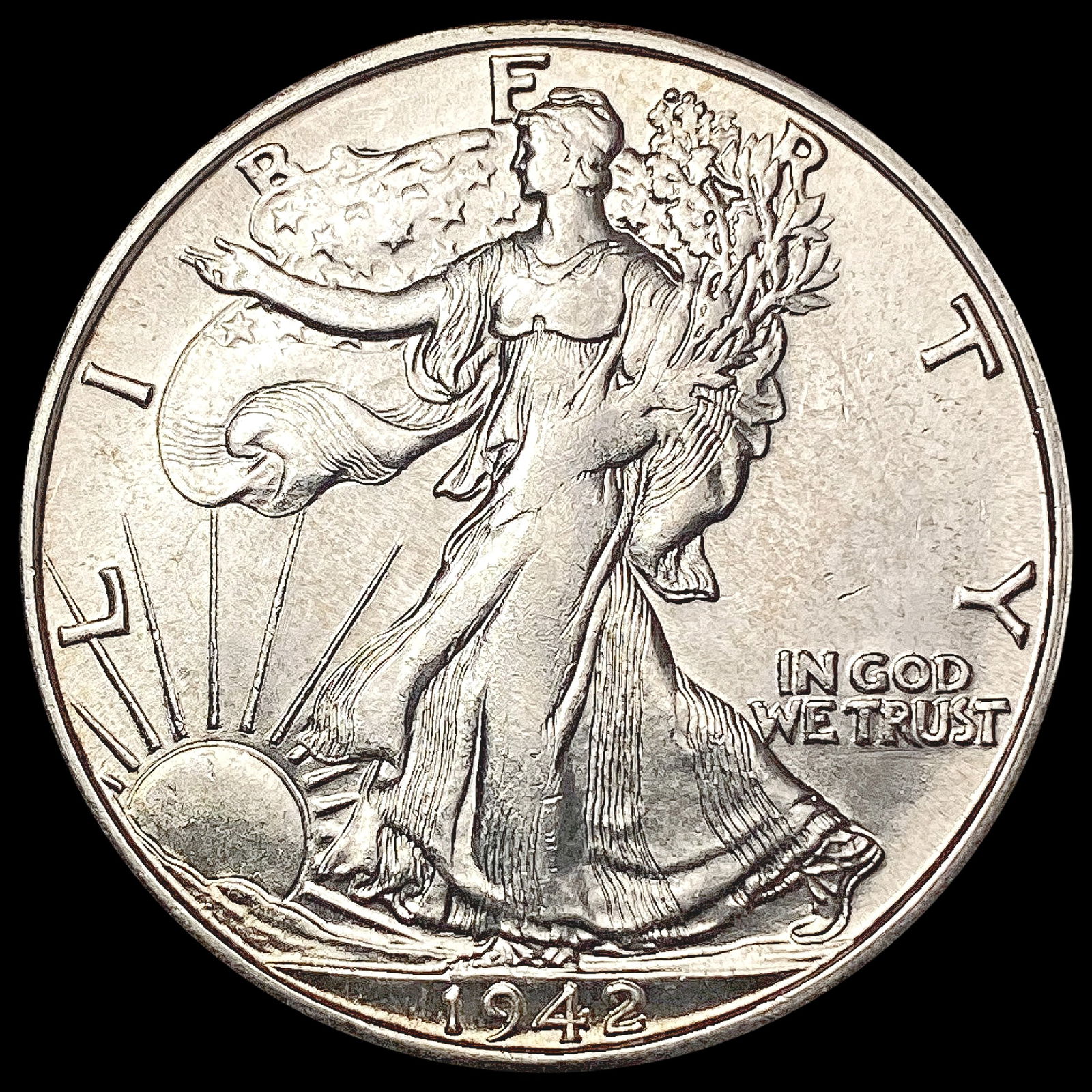 1942-S Walking Liberty Half Dollar UNCIRCULATED (1 of 2)
