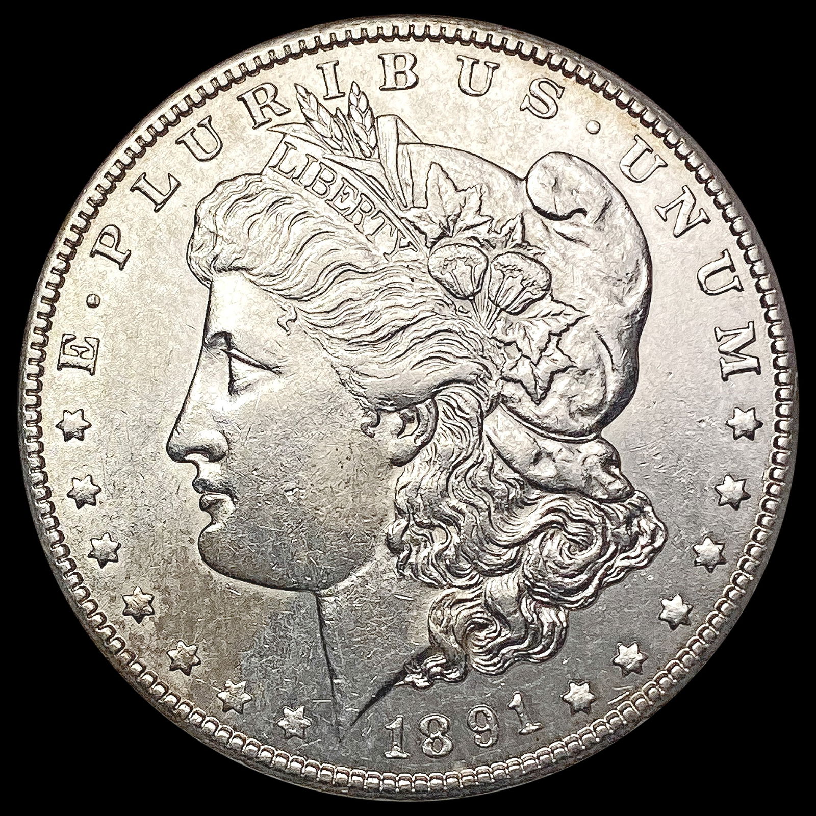 1891-S Morgan Silver Dollar CHOICE AU (1 of 2)