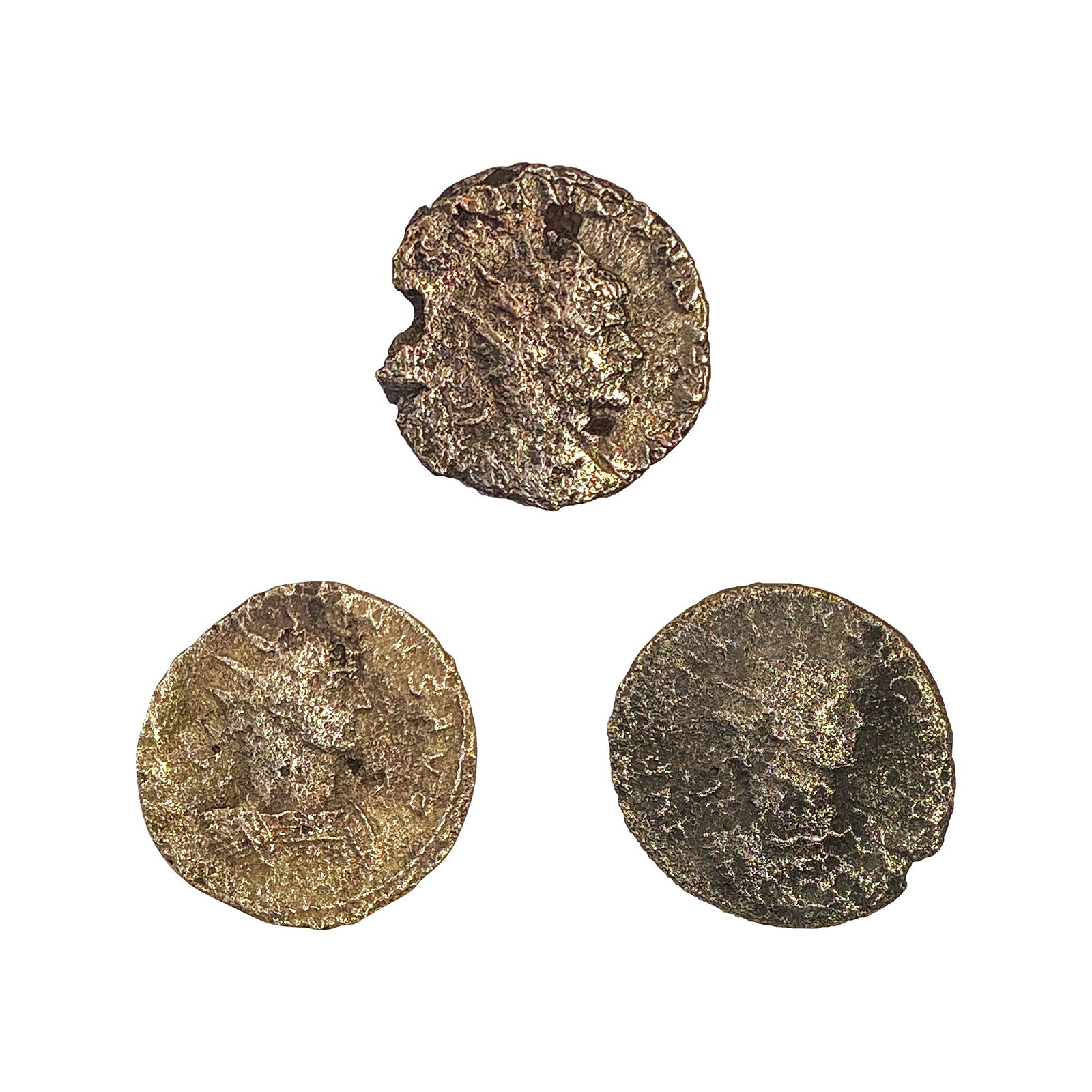 31BC-476AD [3] Ancient Roman Silver Coins (1 of 2)