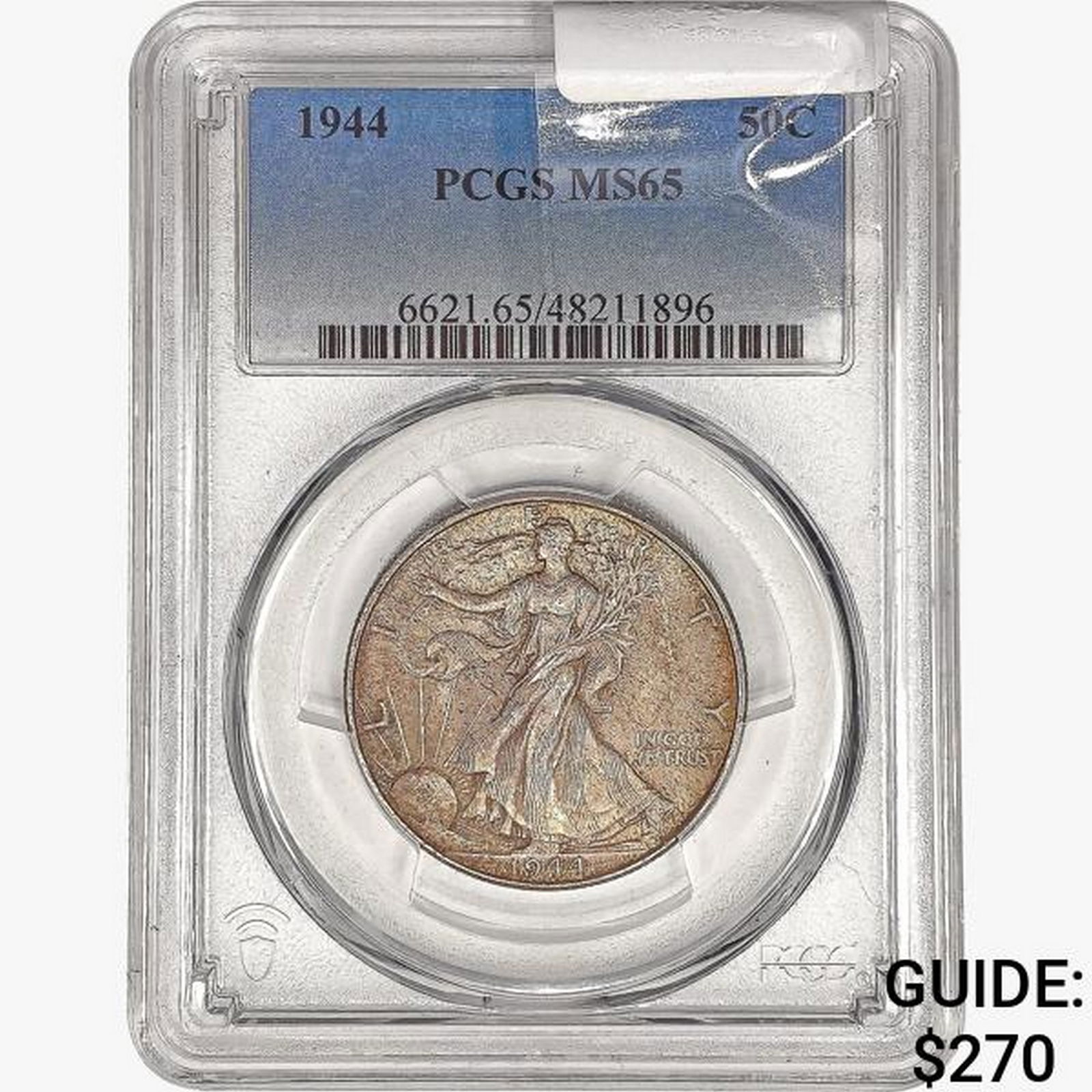1944 Walking Liberty Half Dollar PCGS MS65 (1 of 2)