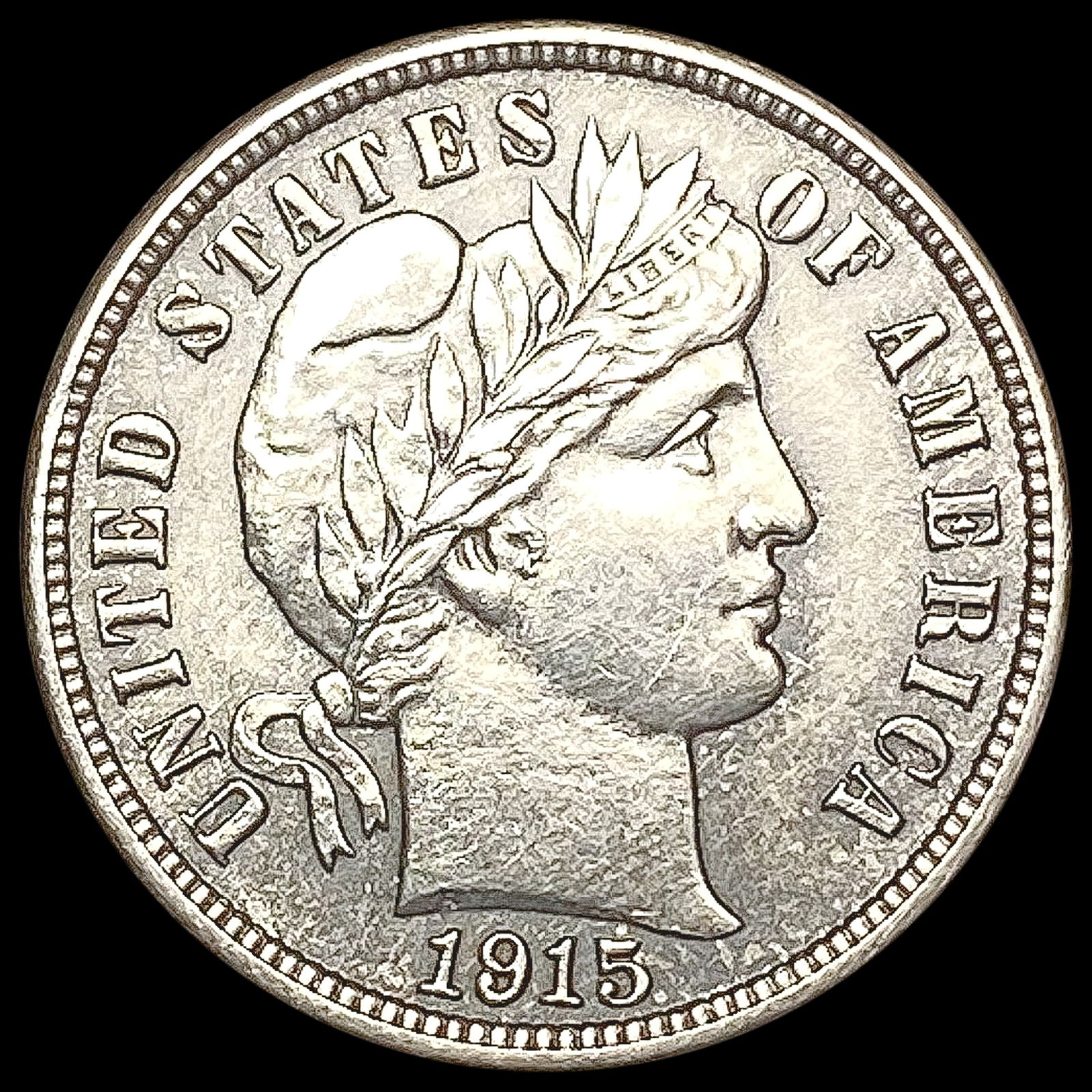 1915 Barber Dime UNCIRCULATED (1 of 2)