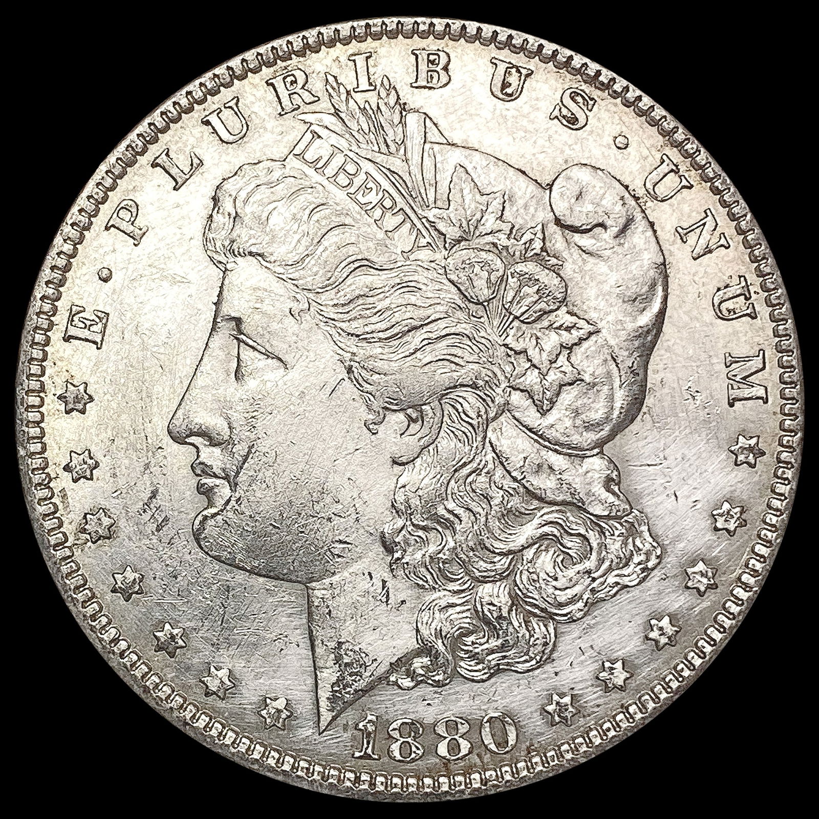 1880-O Morgan Silver Dollar HIGH GRADE (1 of 2)