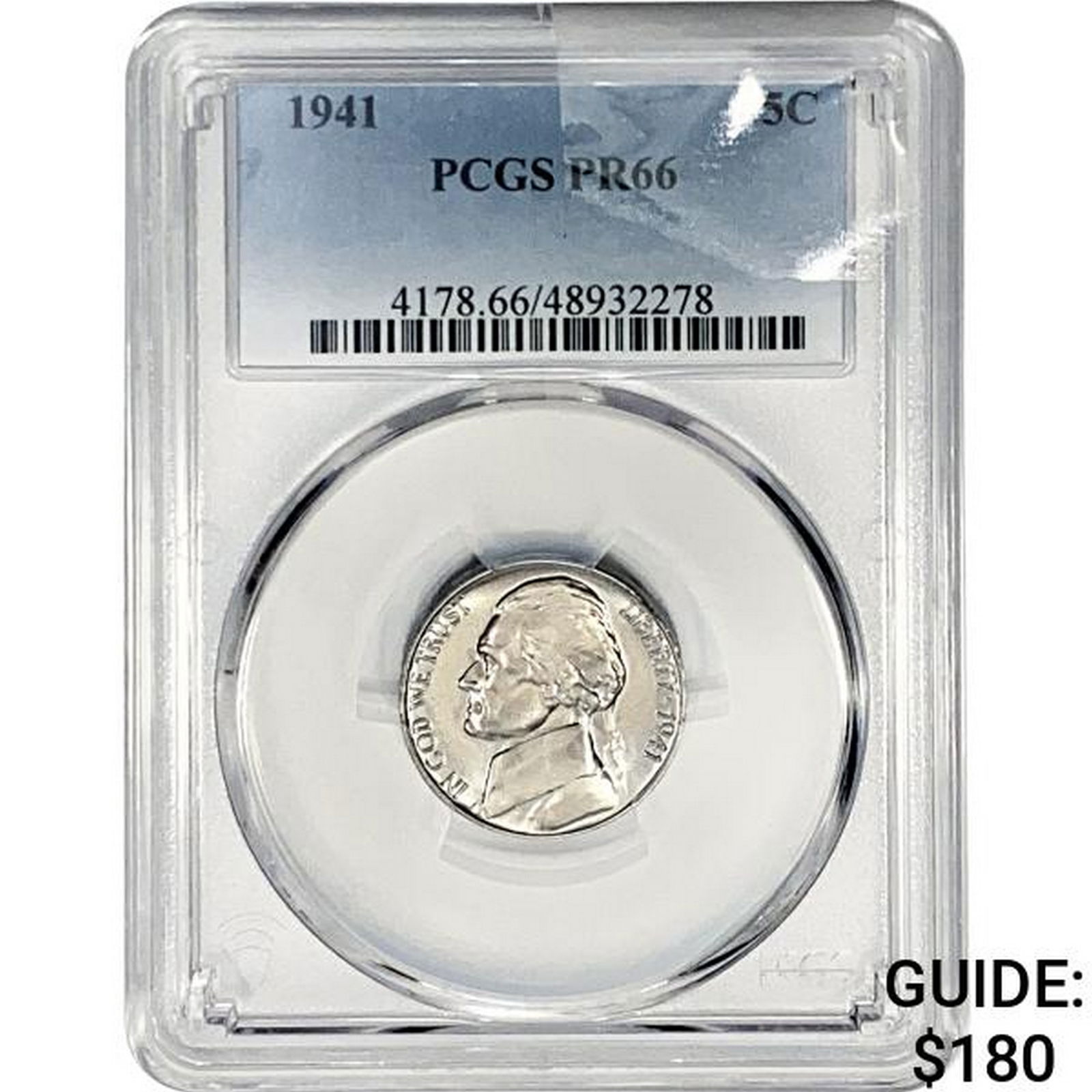 1941 Jefferson Nickel PCGS PR66 (1 of 2)