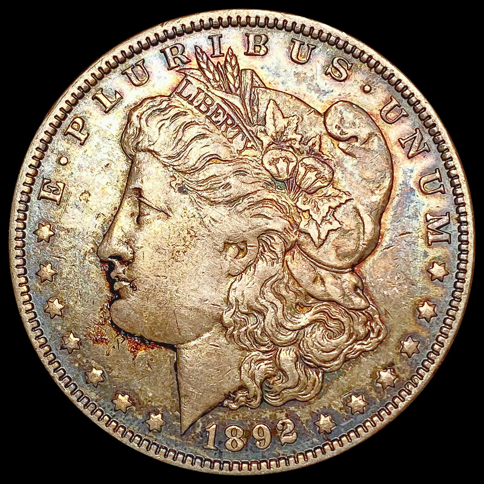 1892-O Morgan Silver Dollar NEARLY UNCIRCULATED (1 of 2)