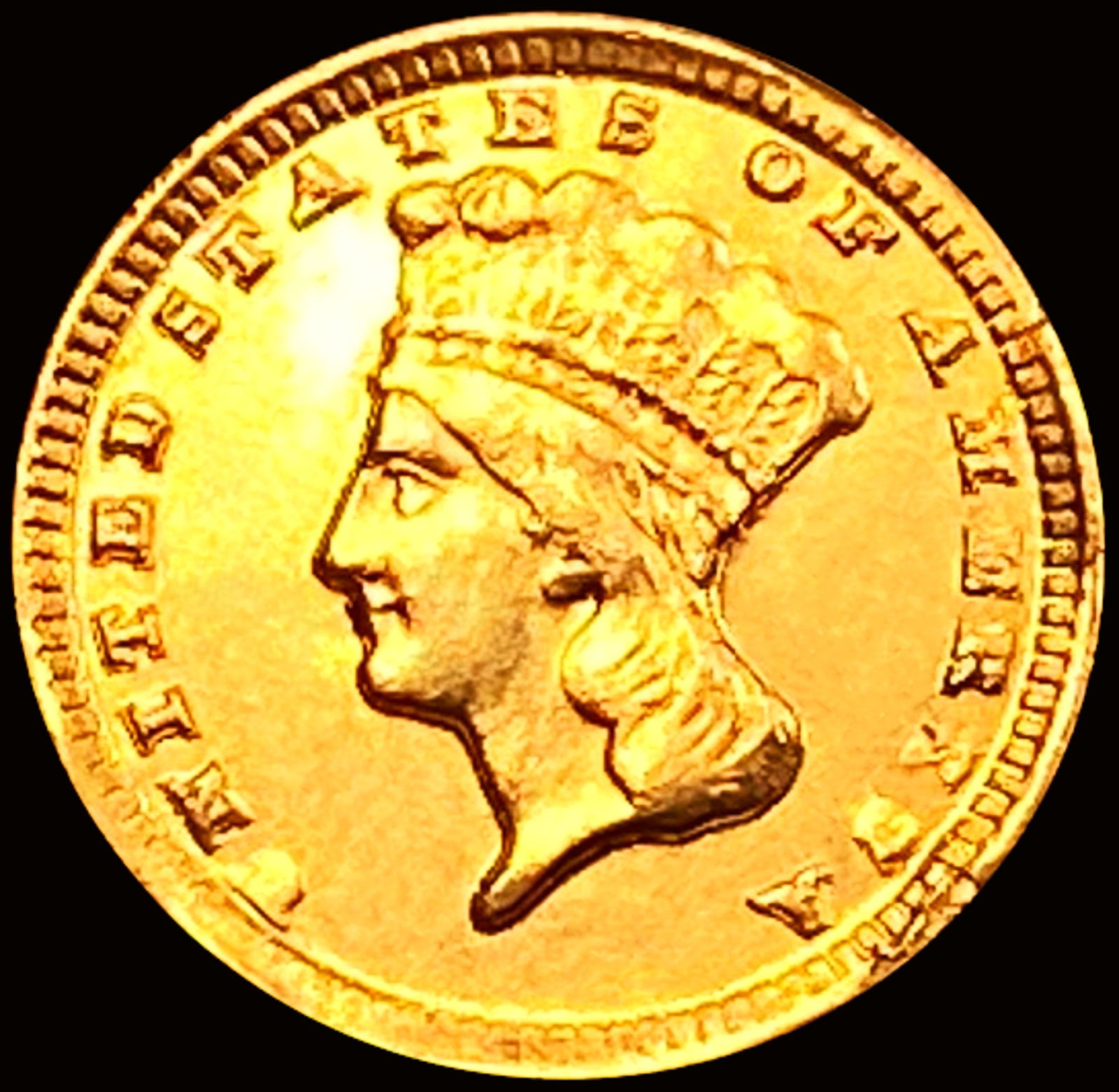 1859-D Rare Gold Dollar CHOICE BU (1 of 2)