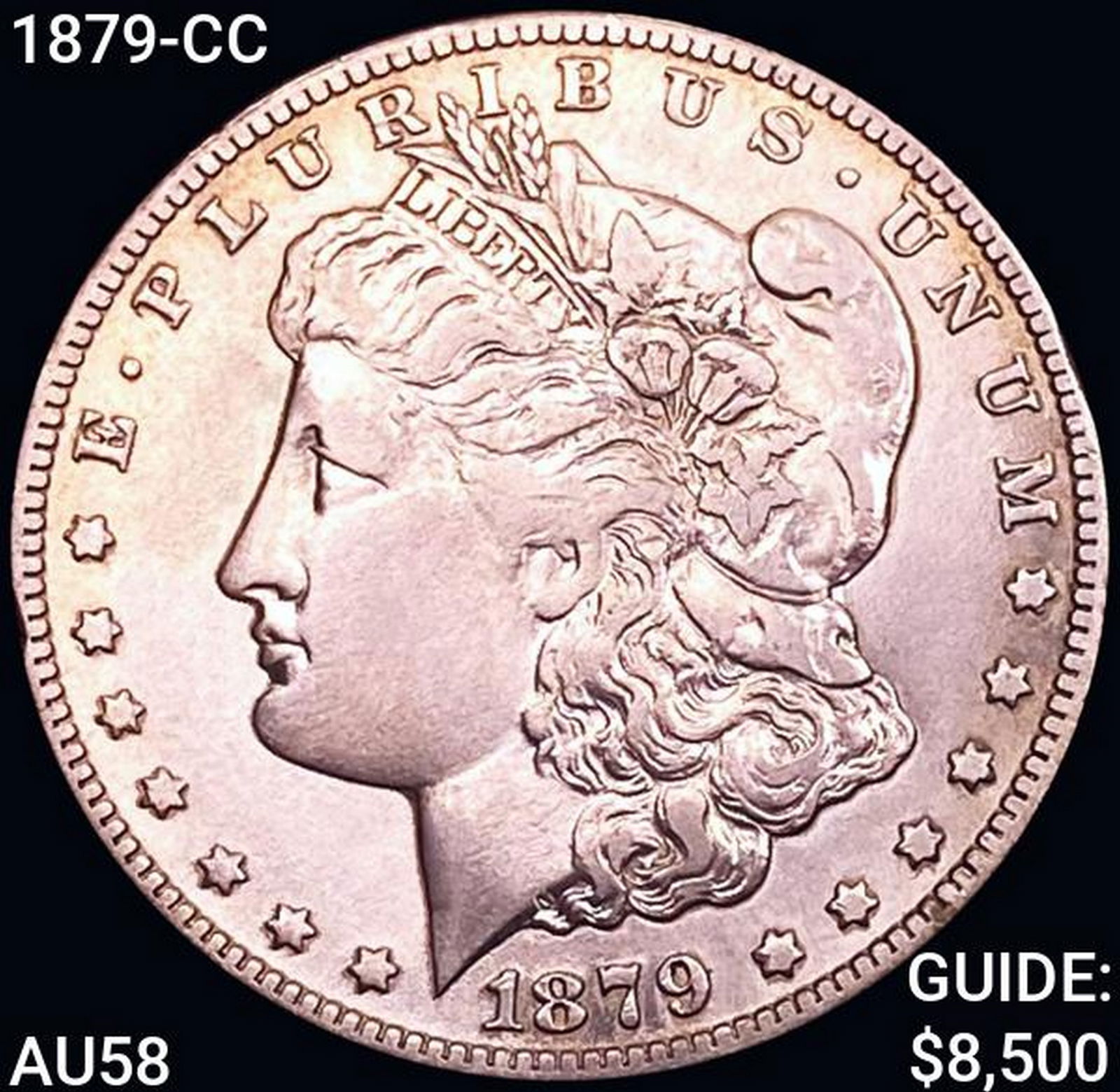 1879-CC Morgan Silver Dollar CHOICE AU (1 of 2)