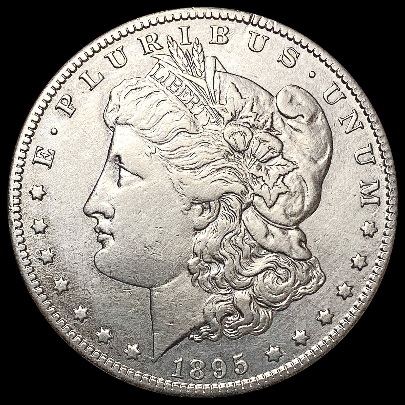 1895-S Morgan Silver Dollar NEARLY UNCIRCULATED (1 of 2)