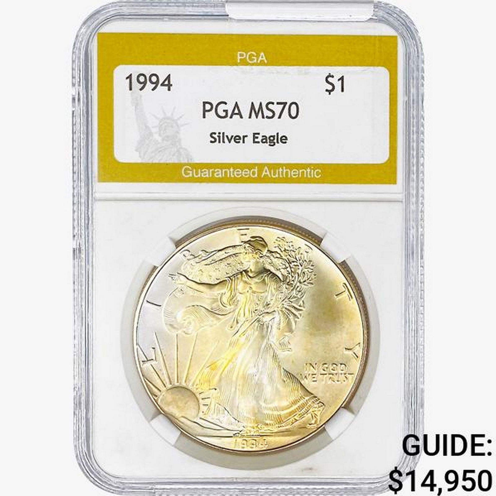 1994 Silver Eagle PGA MS70 (1 of 2)