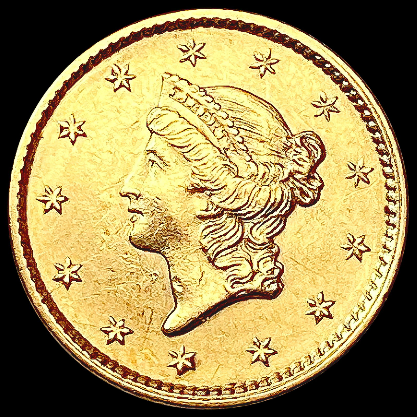 1853 Rare Gold Dollar UNCIRCULATED (1 of 2)