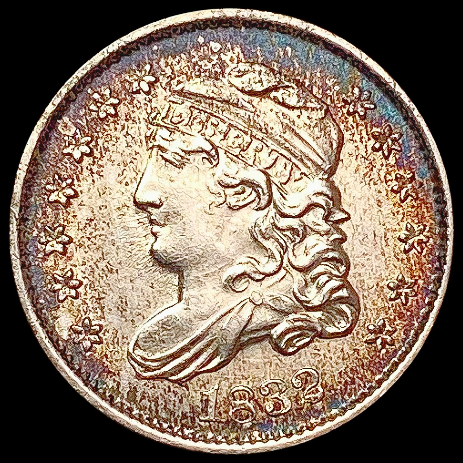 1832 Capped Bust Half Dime UNCIRCULATED (1 of 2)