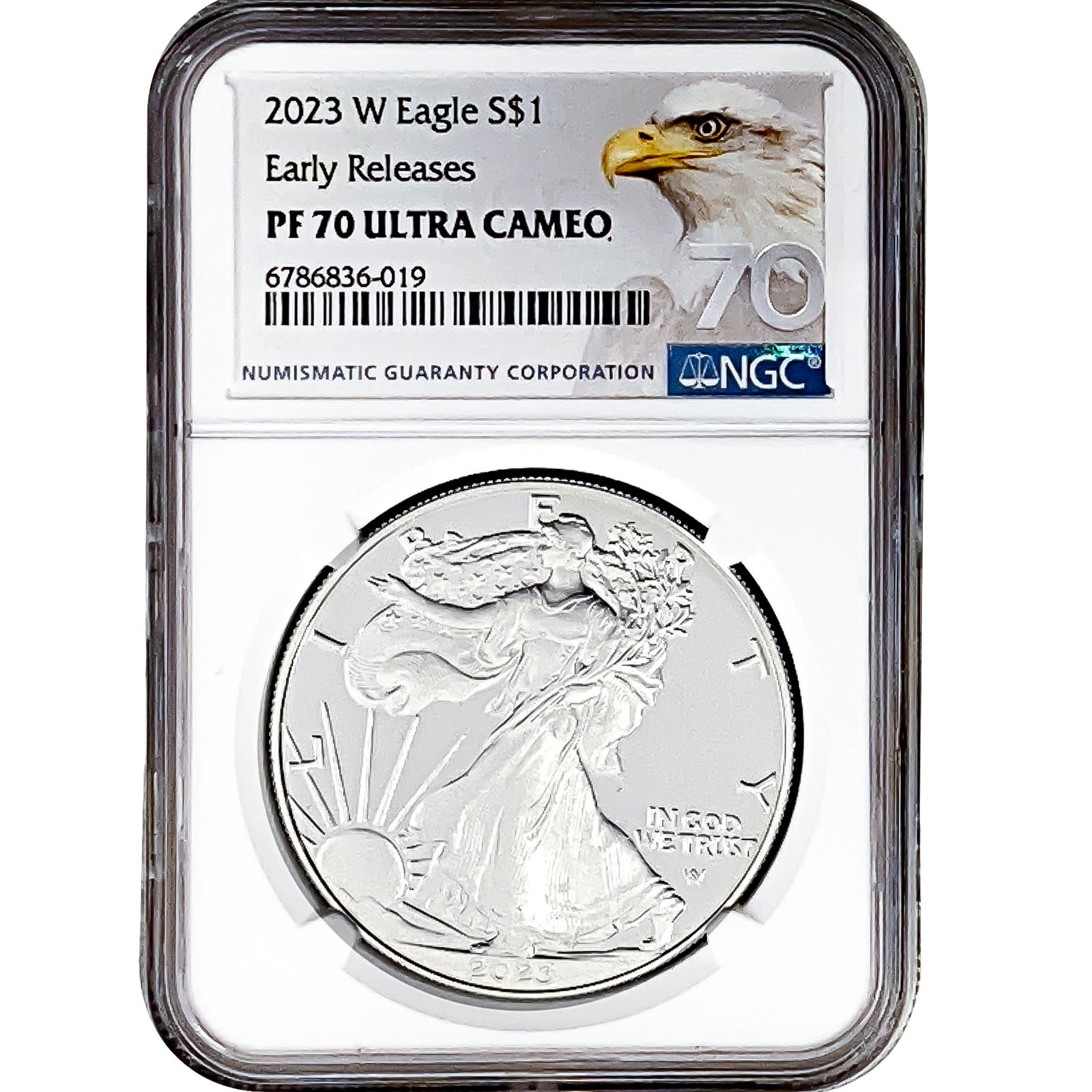 2023-W Silver Eagle NGC PF70 Ult Cam Early Release (1 of 2)