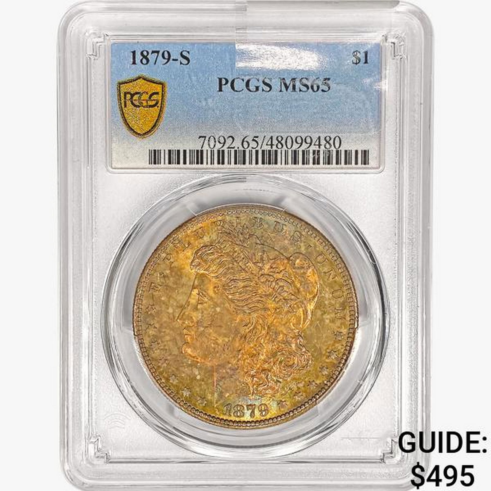 1879-S Morgan Silver Dollar PCGS MS65 (1 of 2)