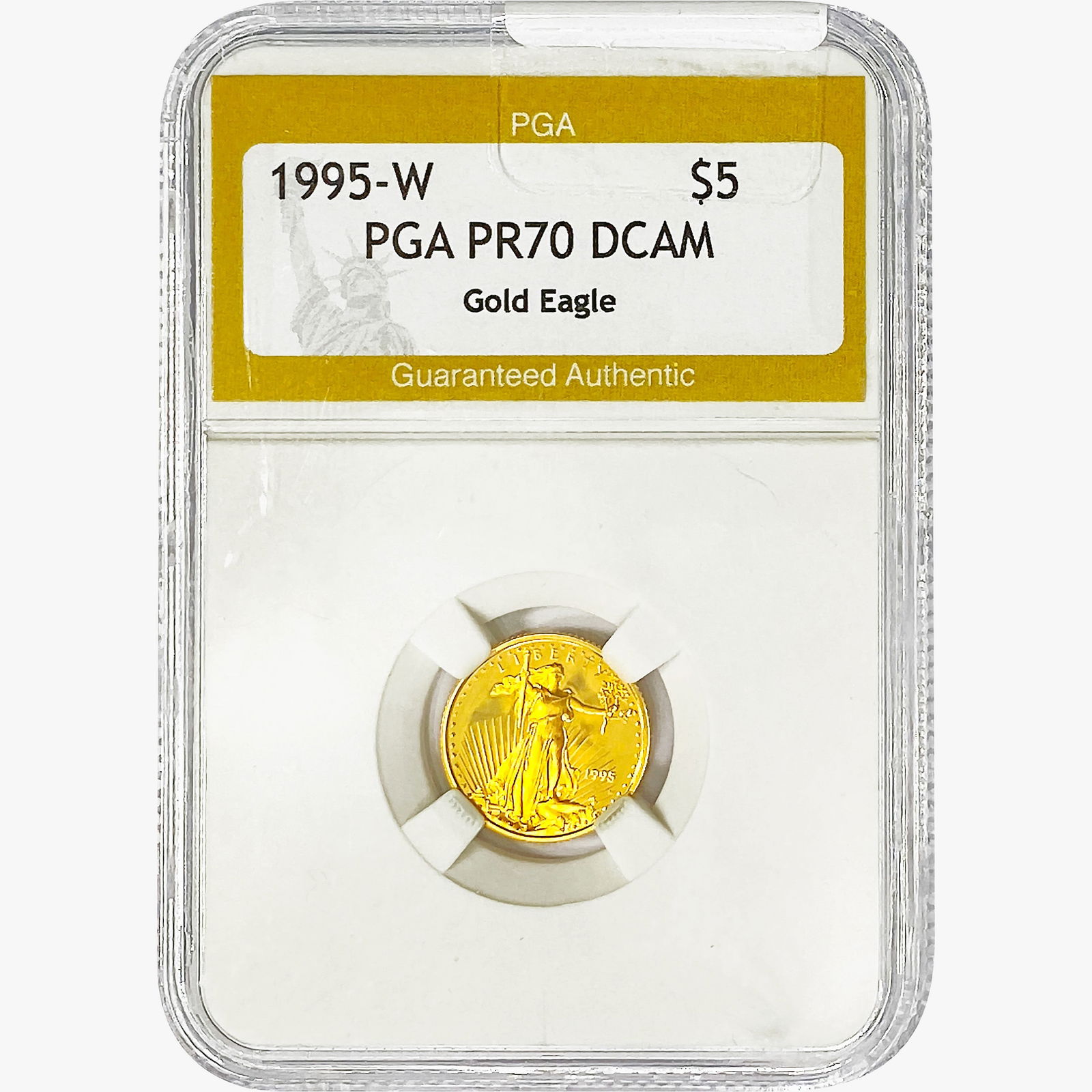 1995-W $5 1/10oz Gold Eagle PGA PR70 DCAM (1 of 2)