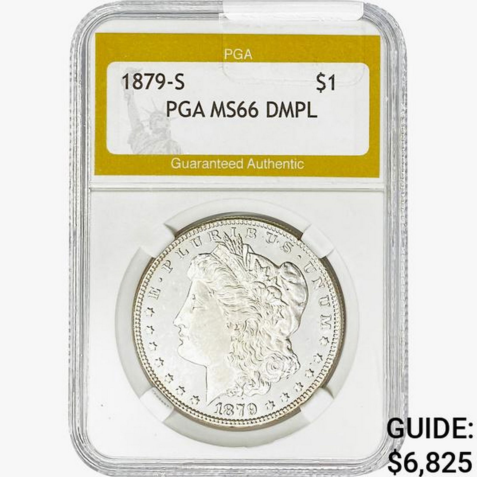 1879-S Morgan Silver Dollar PGA MS66 DMPL (1 of 2)