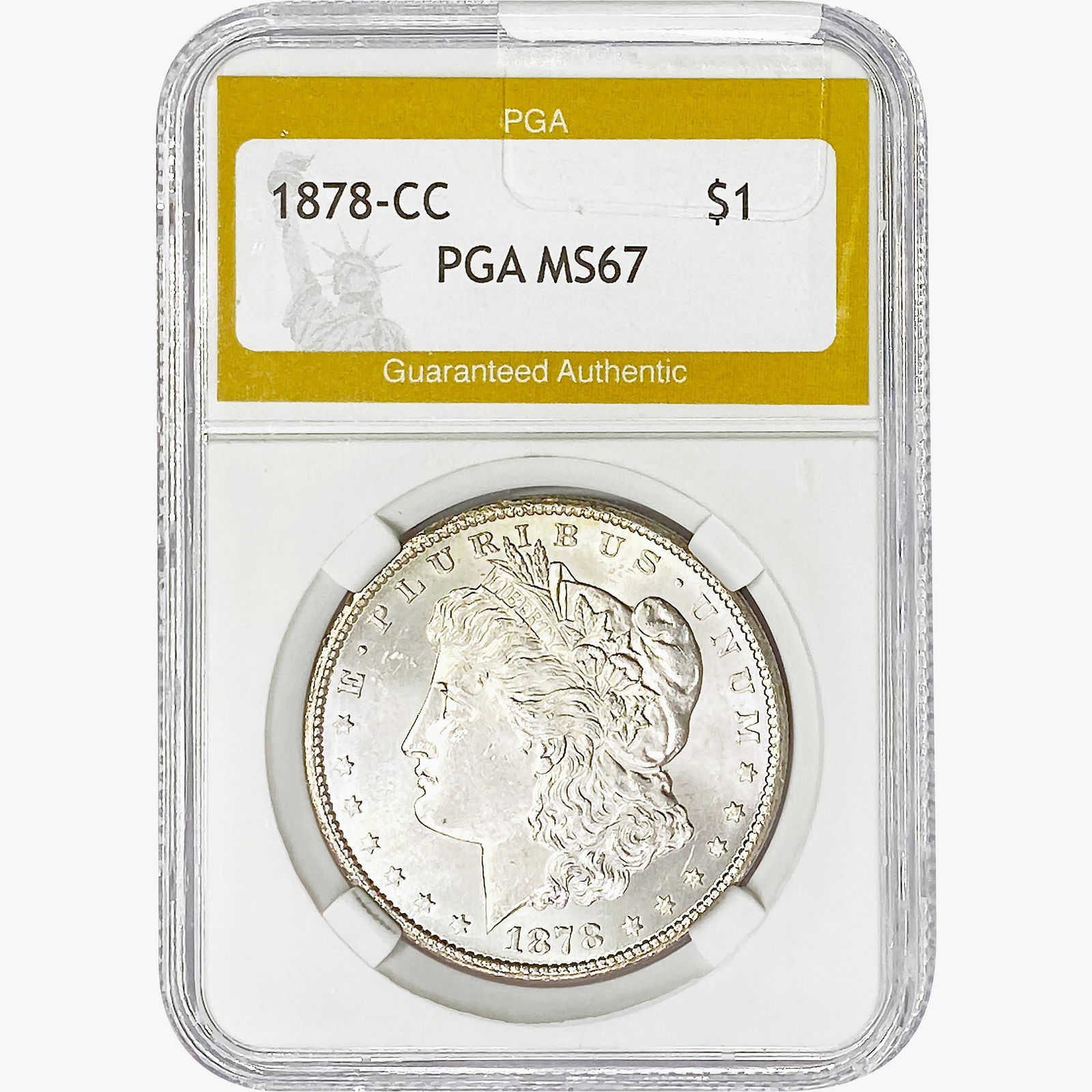 1878-CC Morgan Silver Dollar PGA MS67 (1 of 2)