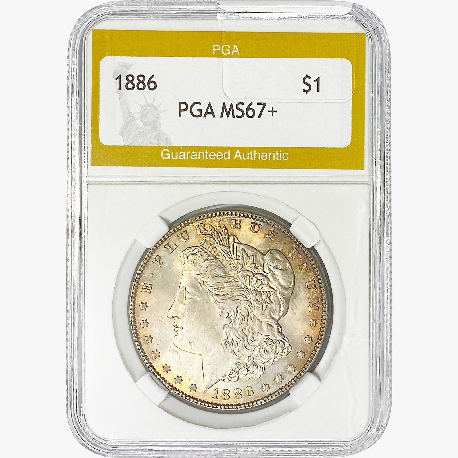 1886 Morgan Silver Dollar PGA MS67+ (1 of 2)