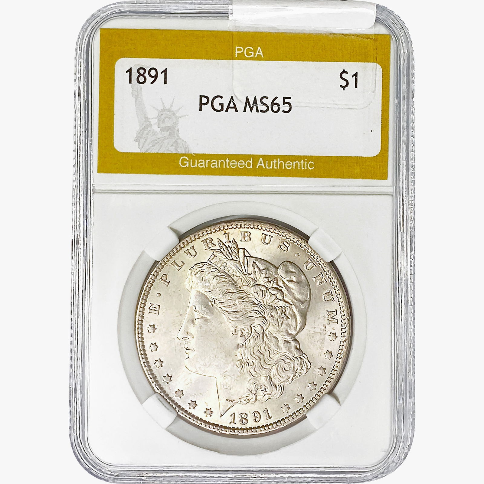 1891 Morgan Silver Dollar PGA MS65 (1 of 2)