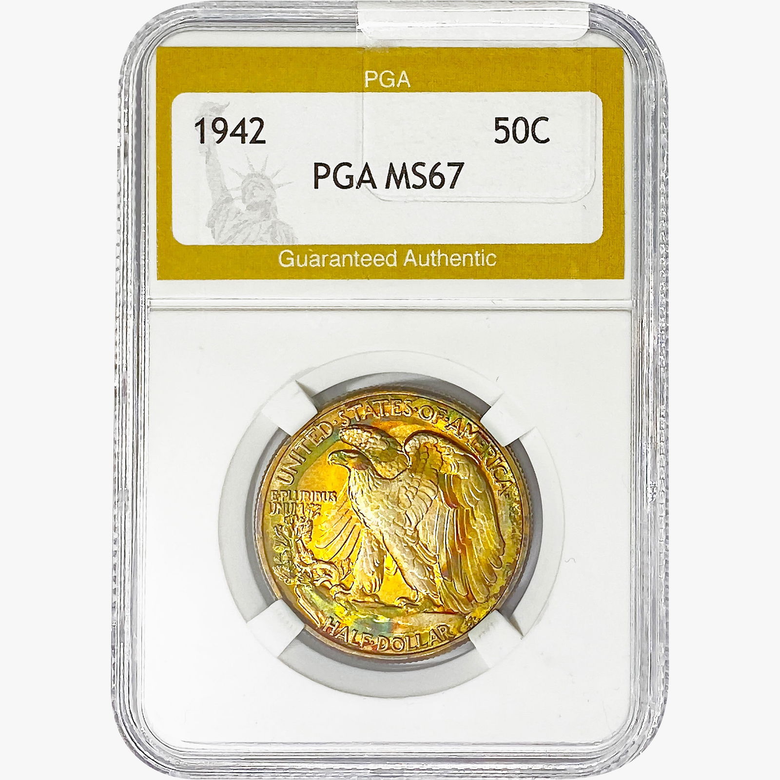 1942 Walking Liberty Half Dollar PGA MS67 (1 of 2)