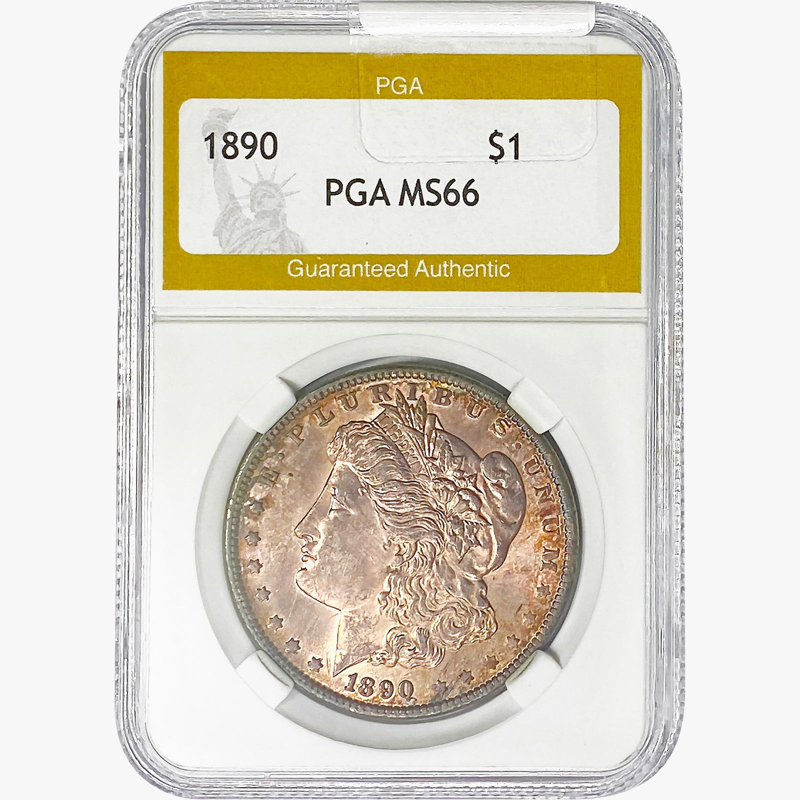 1890 Morgan Silver Dollar PGA MS66 (1 of 2)