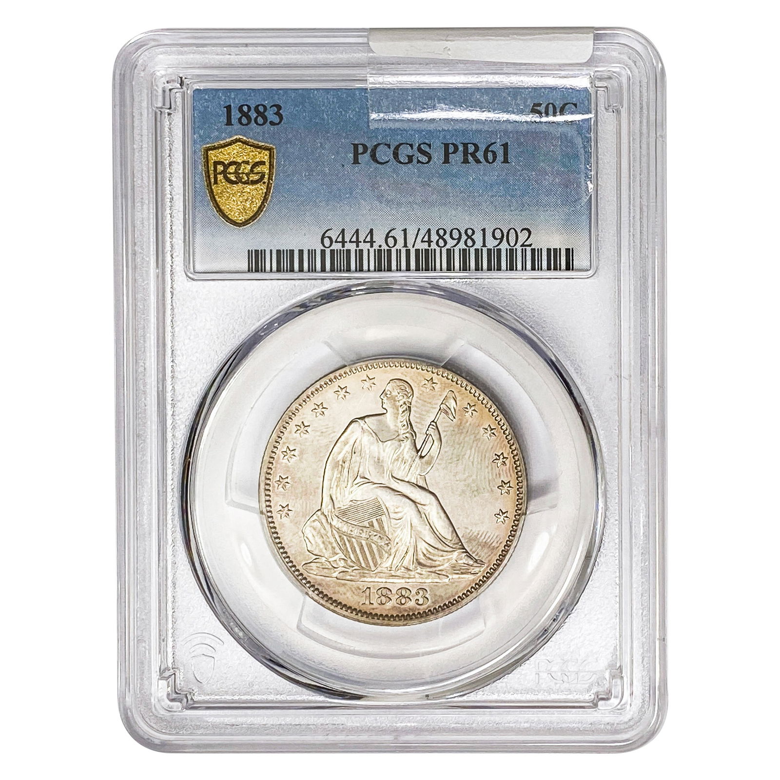 1883 Seated Liberty Half Dollar PCGS PR61 (1 of 2)
