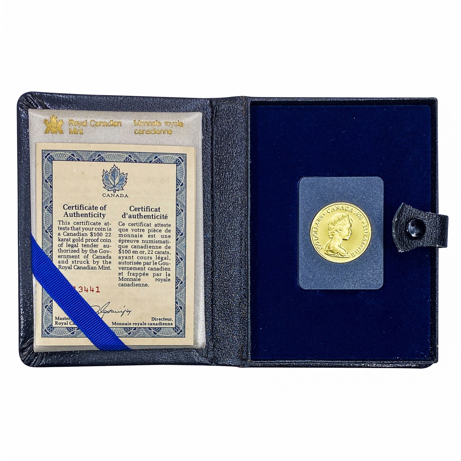 1978 Canada $100 22K .5oz. Gold (1 of 4)