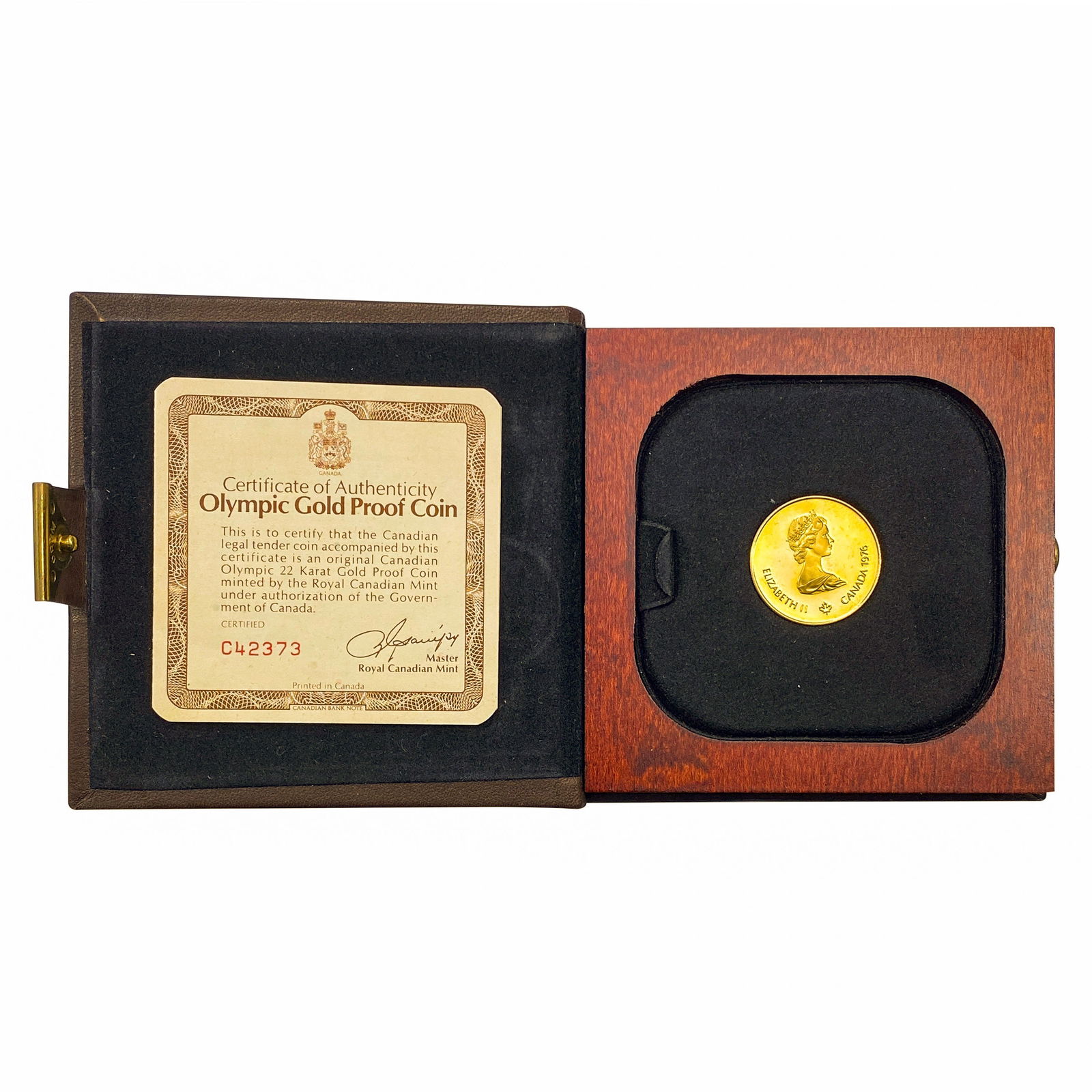 1976 Canada Olympic $100 22K .5 oz. Gold (1 of 4)