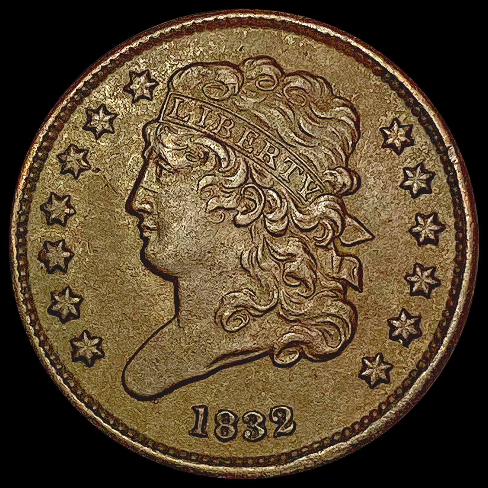 1832 Classic Head Half Cent CHOICE AU (1 of 2)