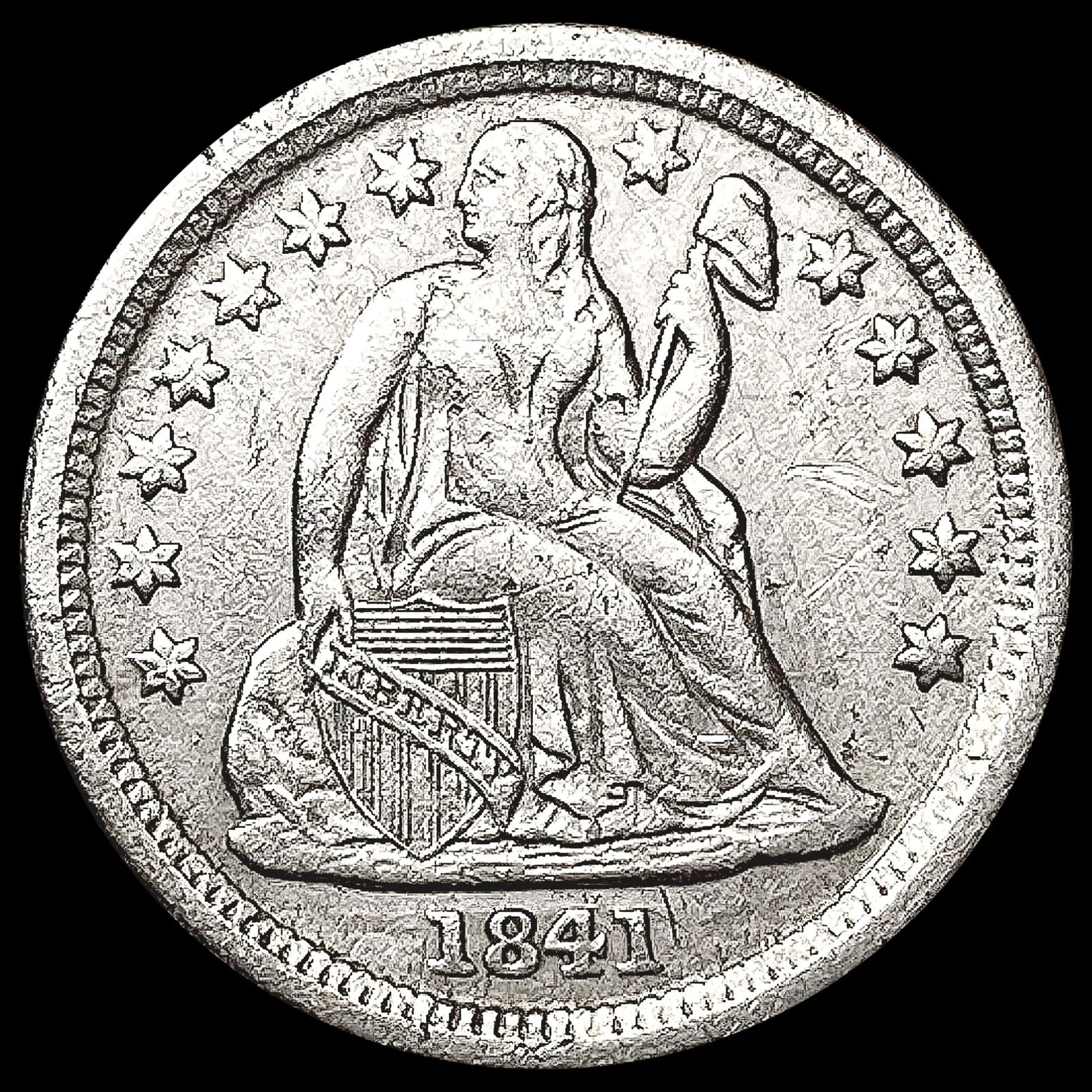 1841-O Seated Liberty Dime CLOSELY UNCIRCULATED (1 of 2)