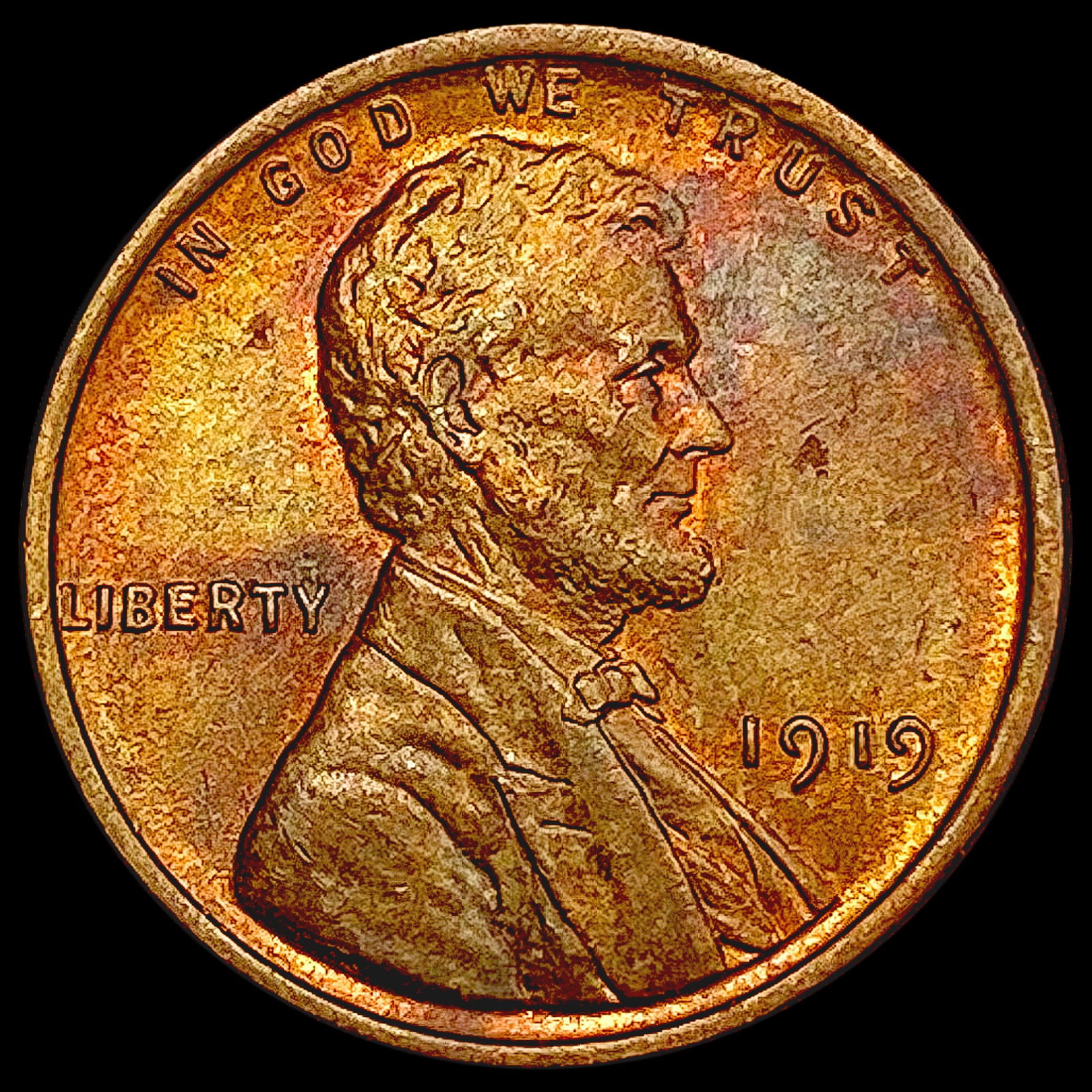 1919 BN Wheat Cent GEM BU (1 of 2)